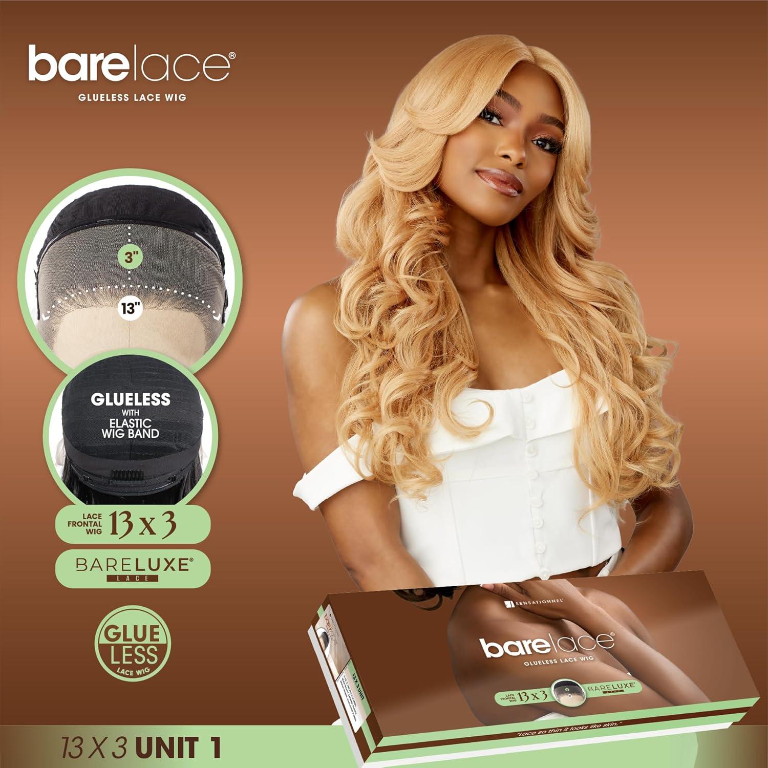 imageSensationnel Bare Lace 13X3 Lacewig Unit 1 Lacefrontal Glueless Synthetic 180 Degree Preplucked Hairline 1 JETBLACKMOCHABROWN