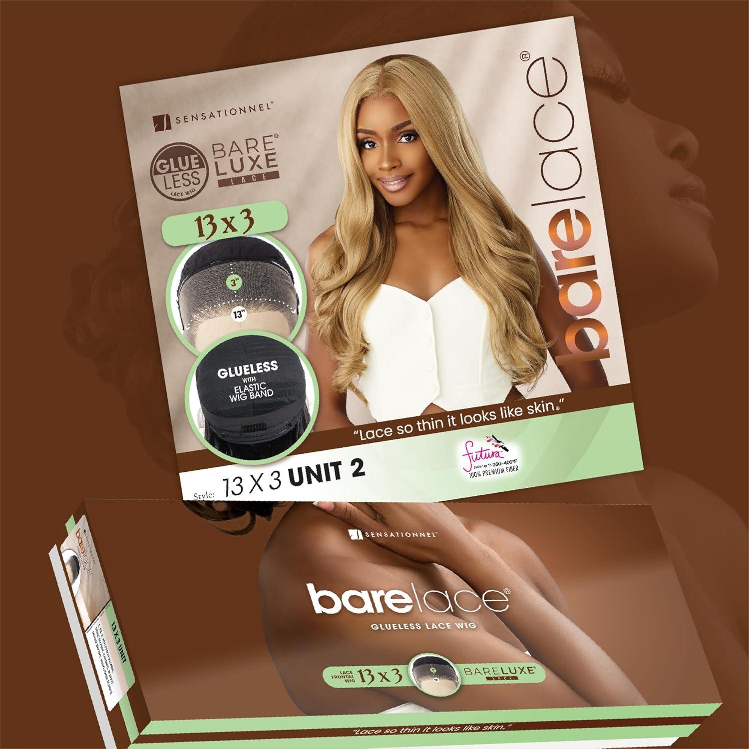 imageSensationnel Bare Lace 13X3 Lacewig Unit 2 Lacefrontal Glueless Synthetic 180 Degree Preplucked Hairline 1 JETBLACK1B OFFBLACK