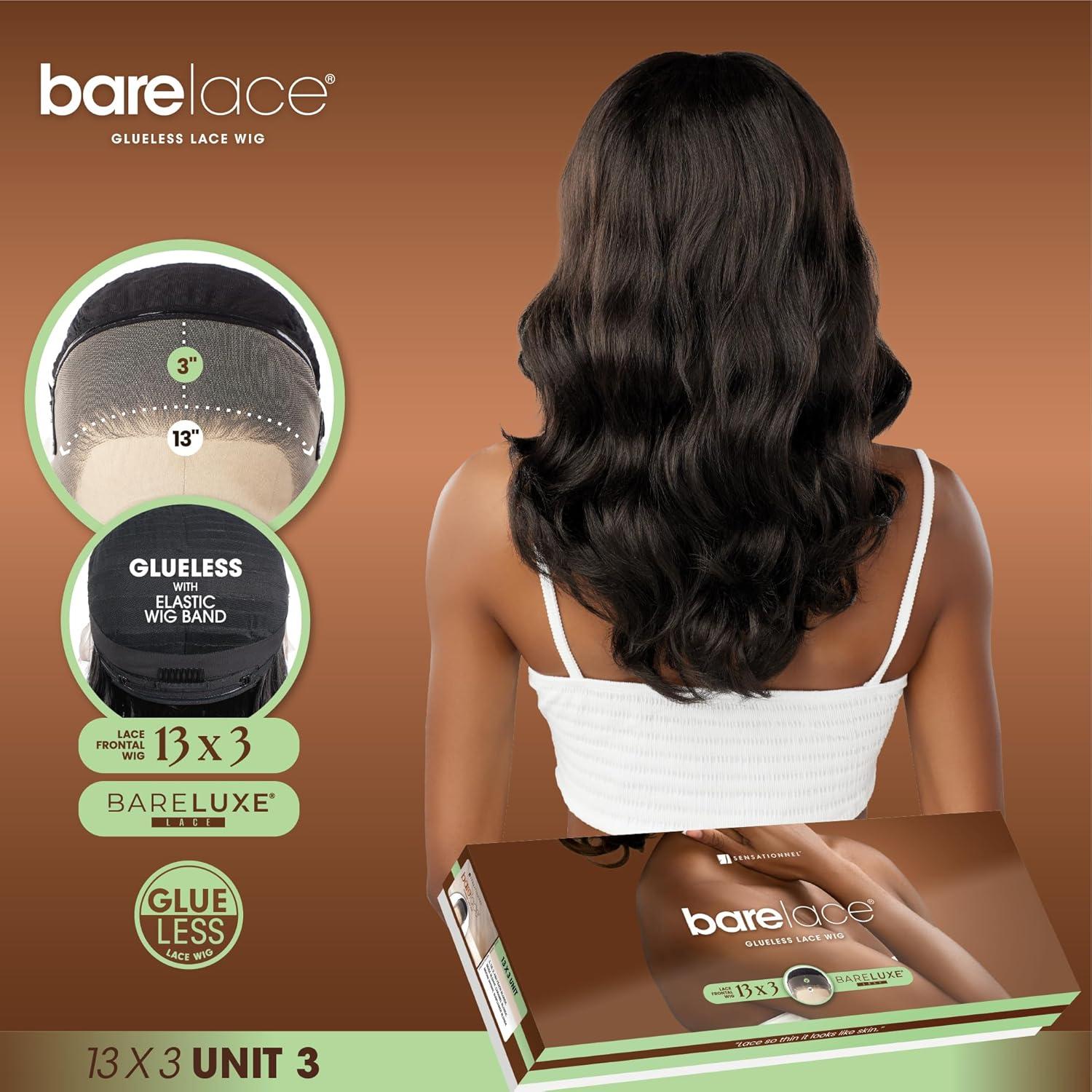 imageSensationnel Bare Lace 13X3 Lacewig Unit 3 Lacefrontal Glueless Synthetic 180 Degree Preplucked Hairline 1 JETBLACKBALAYAGEMOCHA