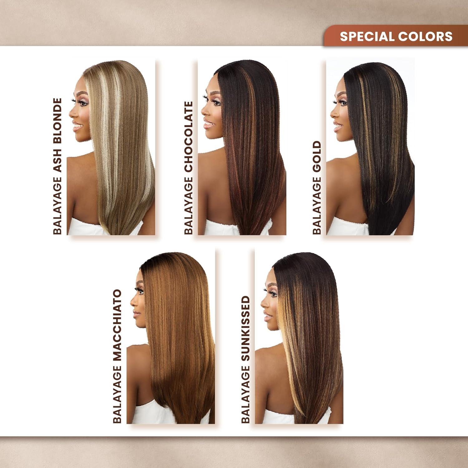imageSensationnel Bare Lace 13X6 Wigs Unit 17 Lacefrontal Glueless Synthetic 180 Degree Preplucked Hairline 1 JETBLACKBALAYAGEMACCHIATO