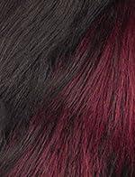 imageSensationnel Bare Lace 13X6 Wigs Unit 4 Lacefrontal Glueless Synthetic 180 Degree Preplucked Hairline 1B OFFBLACKSHBERRY