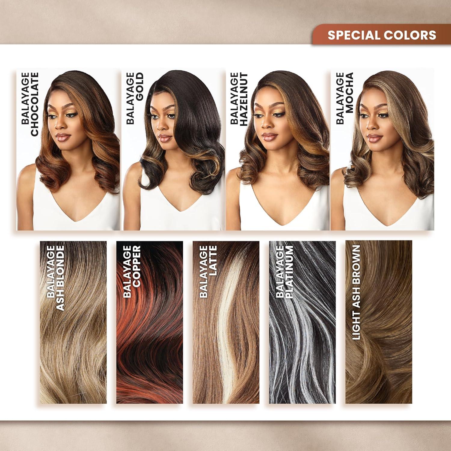 imageSensationnel Bare Lace 13X6 Wigs Unit 6 Lacefrontal Glueless Synthetic 180 Degree Preplucked Hairline 1 JETBLACKBALAYAGEPLATINUM