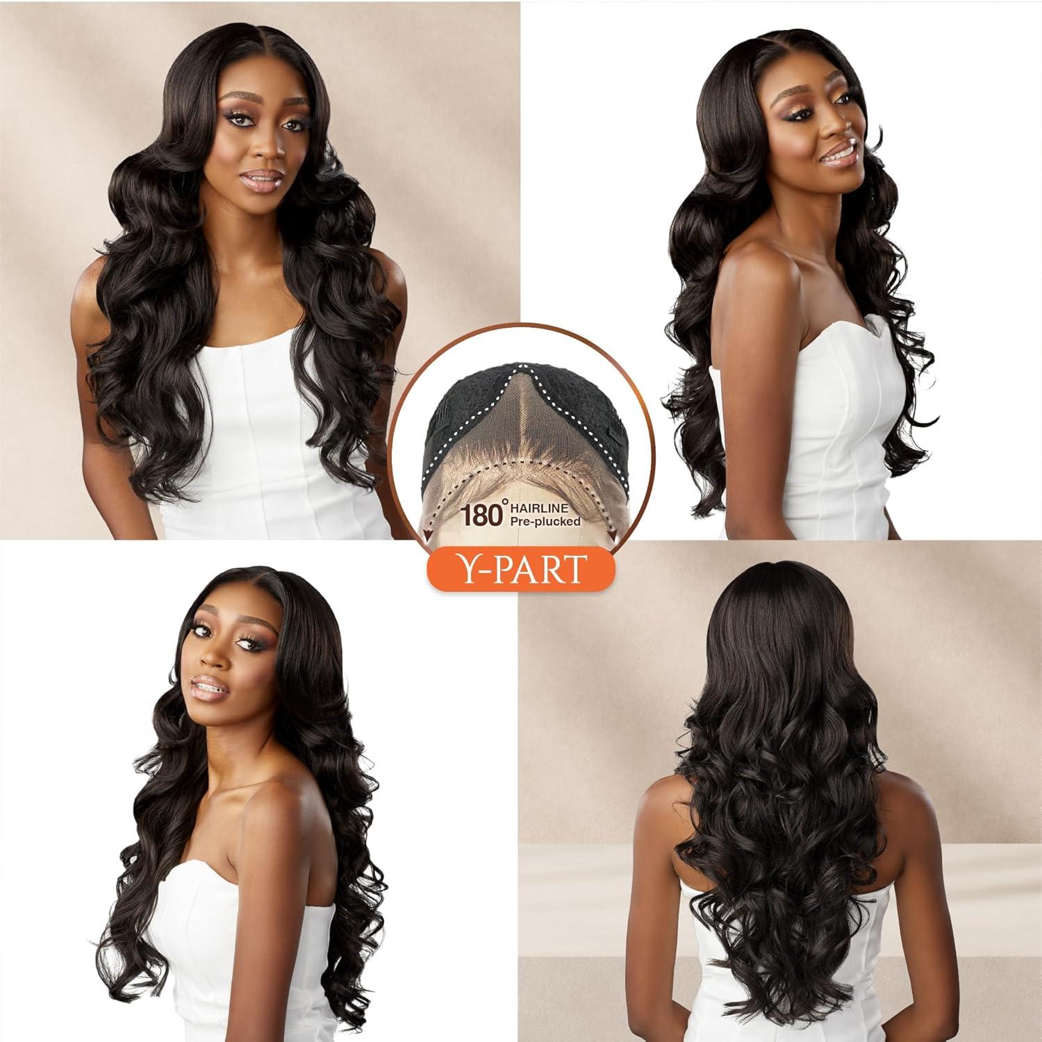 imageSensationnel Bare Lace Ypart Lacewigs Bilany Lacefront Glueless Synthetic 180 Degree Preplucked Hairline SHBERRYSHBERRY
