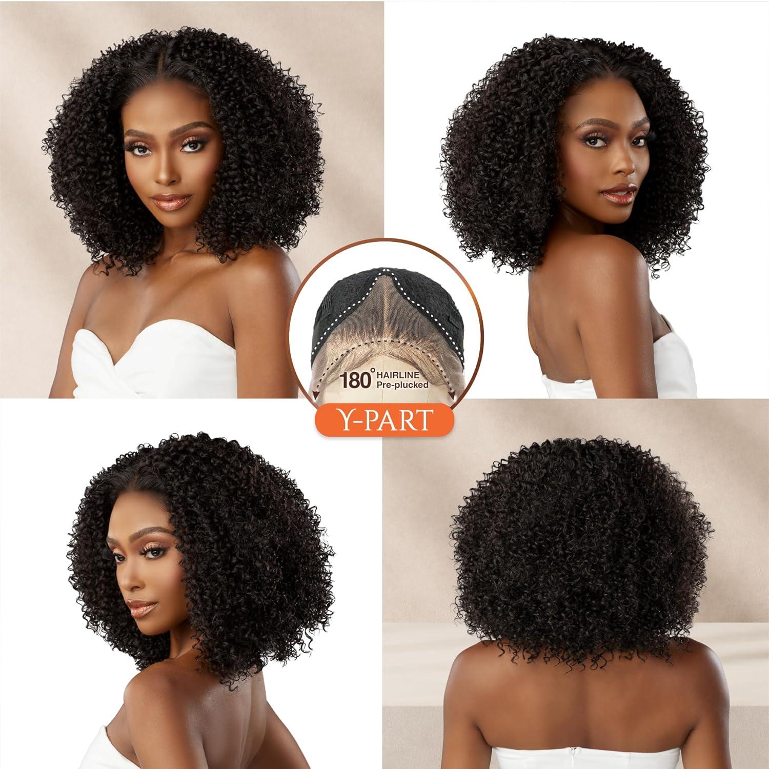 imageSensationnel Bare Lace Ypart Lacewigs Casia Lacefront Glueless Synthetic 180 Degree Preplucked Hairline 2 DARKBROWNSHBUTTERYBLONDE