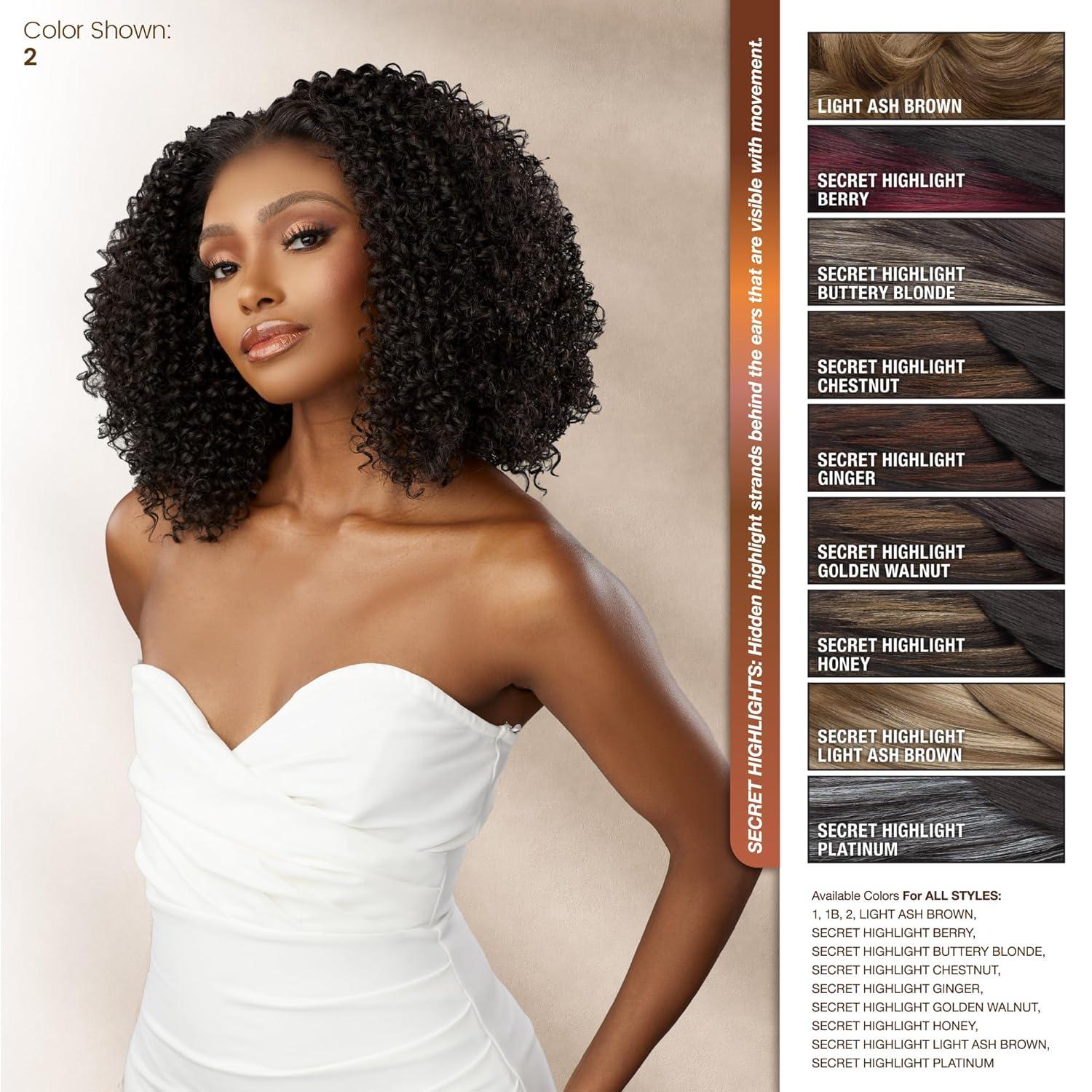 imageSensationnel Bare Lace Ypart Lacewigs Casia Lacefront Glueless Synthetic 180 Degree Preplucked Hairline 2 DARKBROWNSHLIGHTASHBROWN