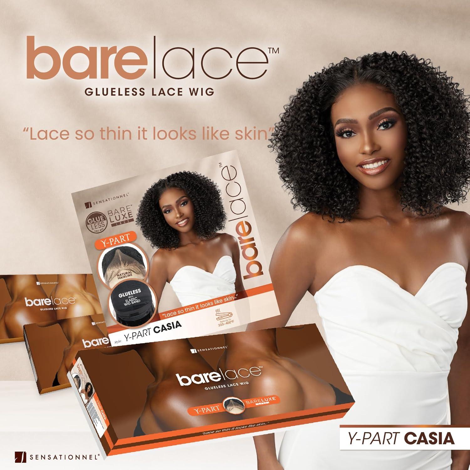 imageSensationnel Bare Lace Ypart Lacewigs Casia Lacefront Glueless Synthetic 180 Degree Preplucked Hairline 2 DARKBROWNSHPLATINUM