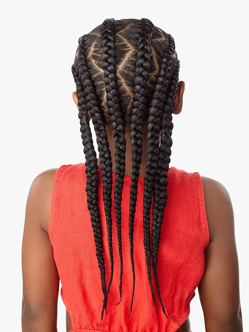 imageSensationnel Braiding African Collection 3X XPRESSION KIDS PRESTRETCHED BRAID 28 5PACK 1B