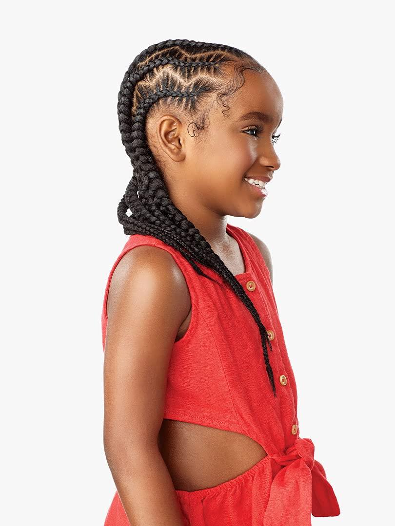 imageSensationnel Braiding African Collection 3X XPRESSION KIDS PRESTRETCHED BRAID 28 5PACK 1B