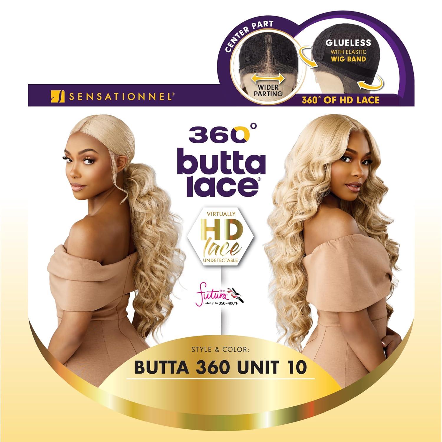 imageSensationnel Butta 360 Lace Wig Unit 10 Wider Parting 360 Degree Lace Glueless Synthetic Preplucked Hairline 1 JETBLACKBEIGEBLONDE