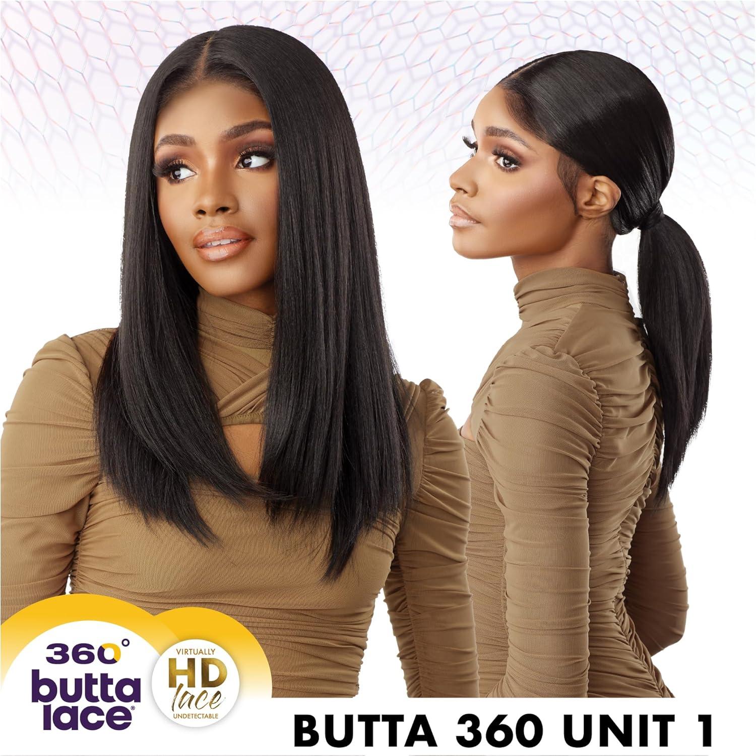 imageSensationnel Butta 360 Lace Wigs Unit 1 Wider Parting 360 Degree Lace Glueless Synthetic Preplucked Hairline 1 JETBLACK1 JETBLACK