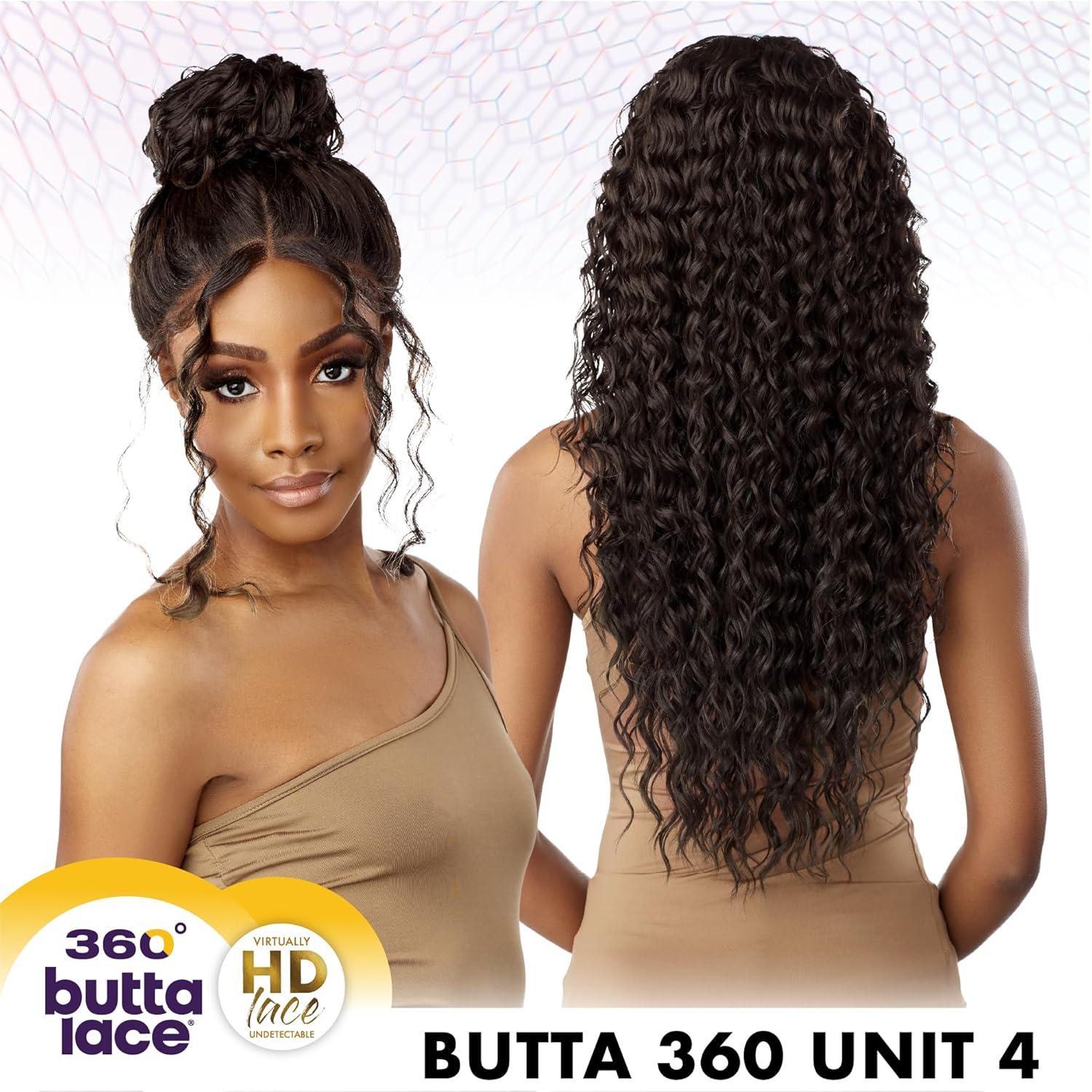 imageSensationnel Butta 360 Lace Wigs Unit 4 Wider Parting 360 Degree Lace Glueless Synthetic Preplucked Hairline 1 JETBLACKSHGINGER