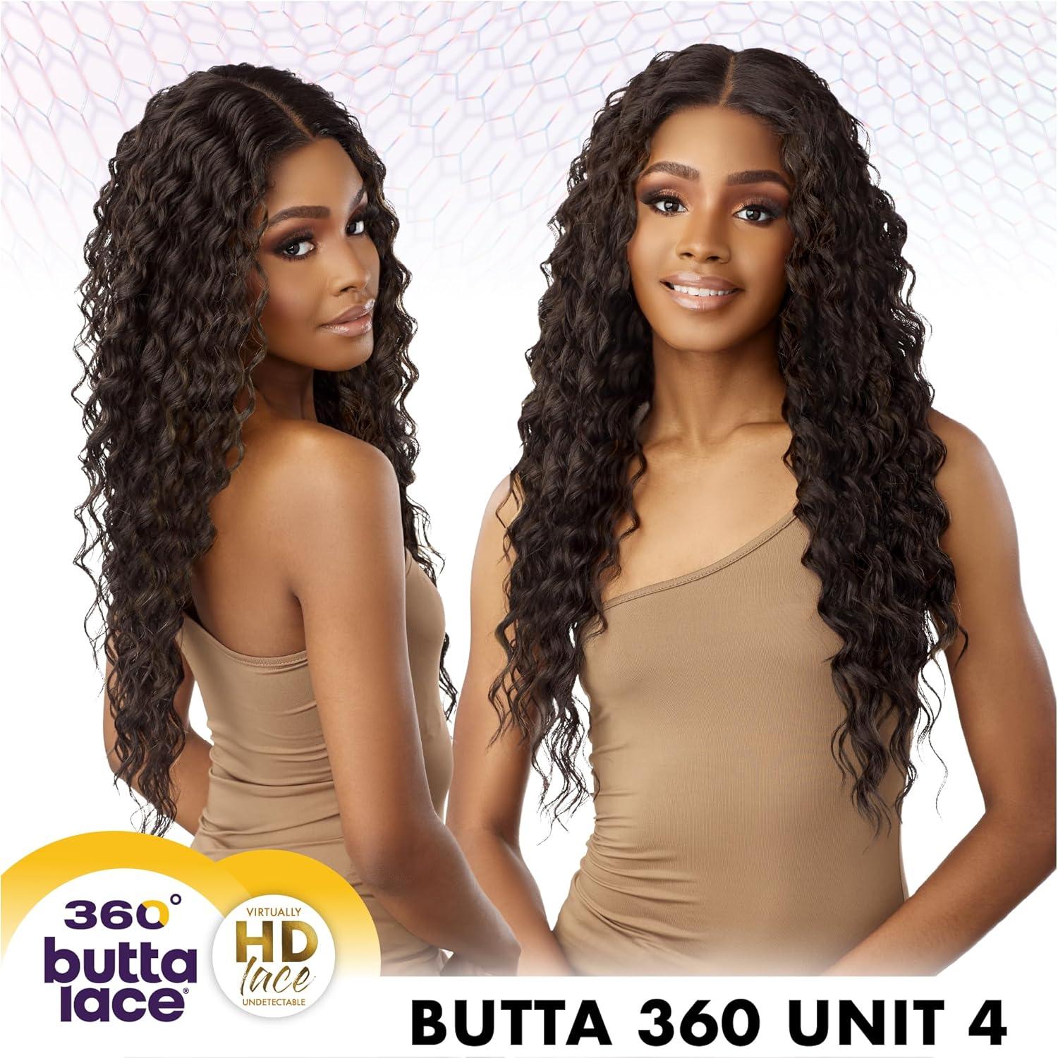 imageSensationnel Butta 360 Lace Wigs Unit 4 Wider Parting 360 Degree Lace Glueless Synthetic Preplucked Hairline 1 JETBLACKSHGINGER