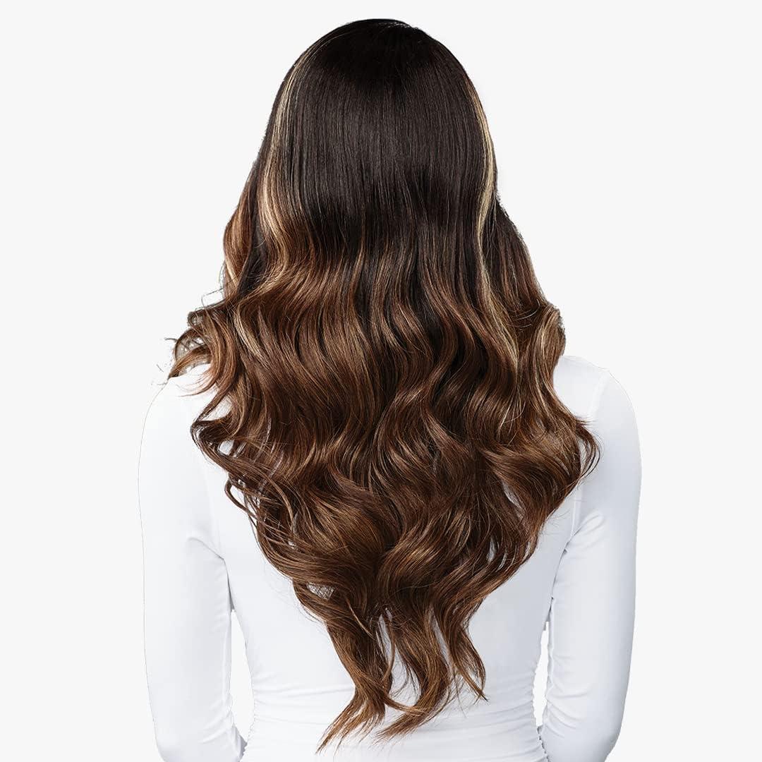 imageSensationnel Butta Lace Hhm Wigs Glam Wave 24 Inch Human Hair Blend Extra Wide 5 Inch Parting Preplucked Hairline Glueless Lacefront 1 JETBLACKT4CHESTNUTBLONDE