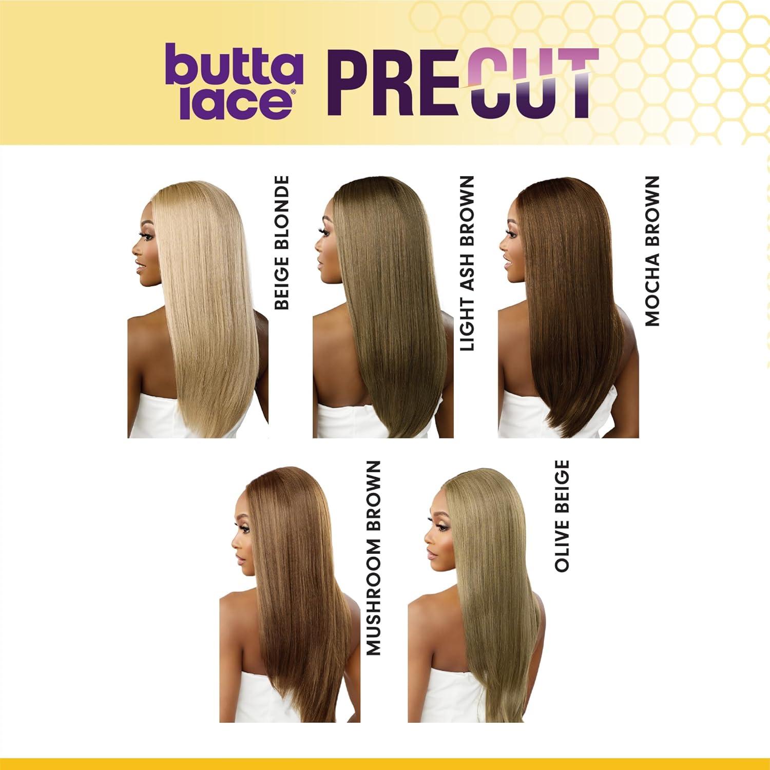 imageSensationnel Butta Lace Precut Wig Unit 22 Glueless Extra Wide 5 Inch Deep Parting Synthetic Pre Tweezed Smaller Knot Hairline 1 JETBLACKBEIGEBLONDE