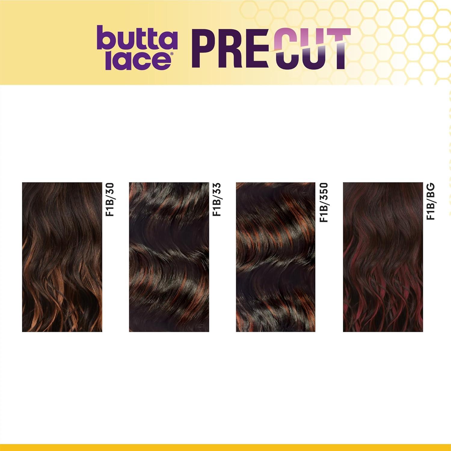 imageSensationnel Butta Lace Precut Wig Unit 23 Glueless Extra Wide 5 Inch Deep Parting Synthetic Pre Tweezed Smaller Knot Hairline 1 JETBLACK1B OFFBLACK