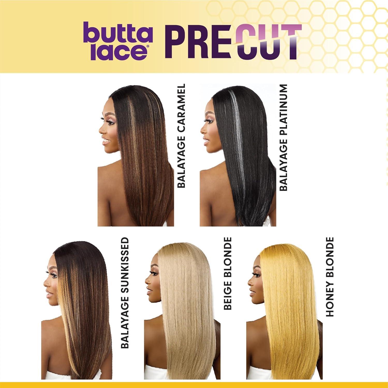imageSensationnel Butta Lace Precut Wigs Unit 15 Glueless Extra Wide 5 Inch Deep Parting Synthetic Pre Tweezed Smaller Knot Hairline 1 JETBLACK2 DARKBROWN