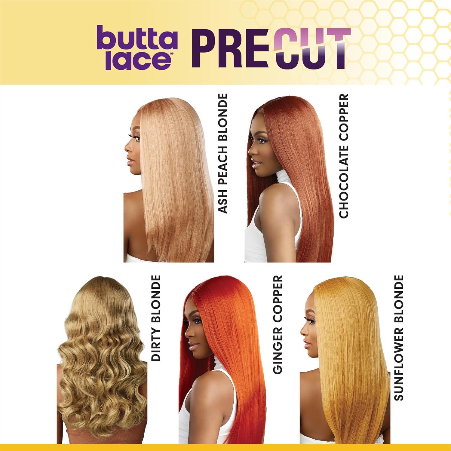 imageSensationnel Butta Lace Precut Wigs Unit 17 Glueless Extra Wide 5 Inch Deep Parting Synthetic Pre Tweezed Smaller Knot Hairline 1 JETBLACK1 JETBLACK
