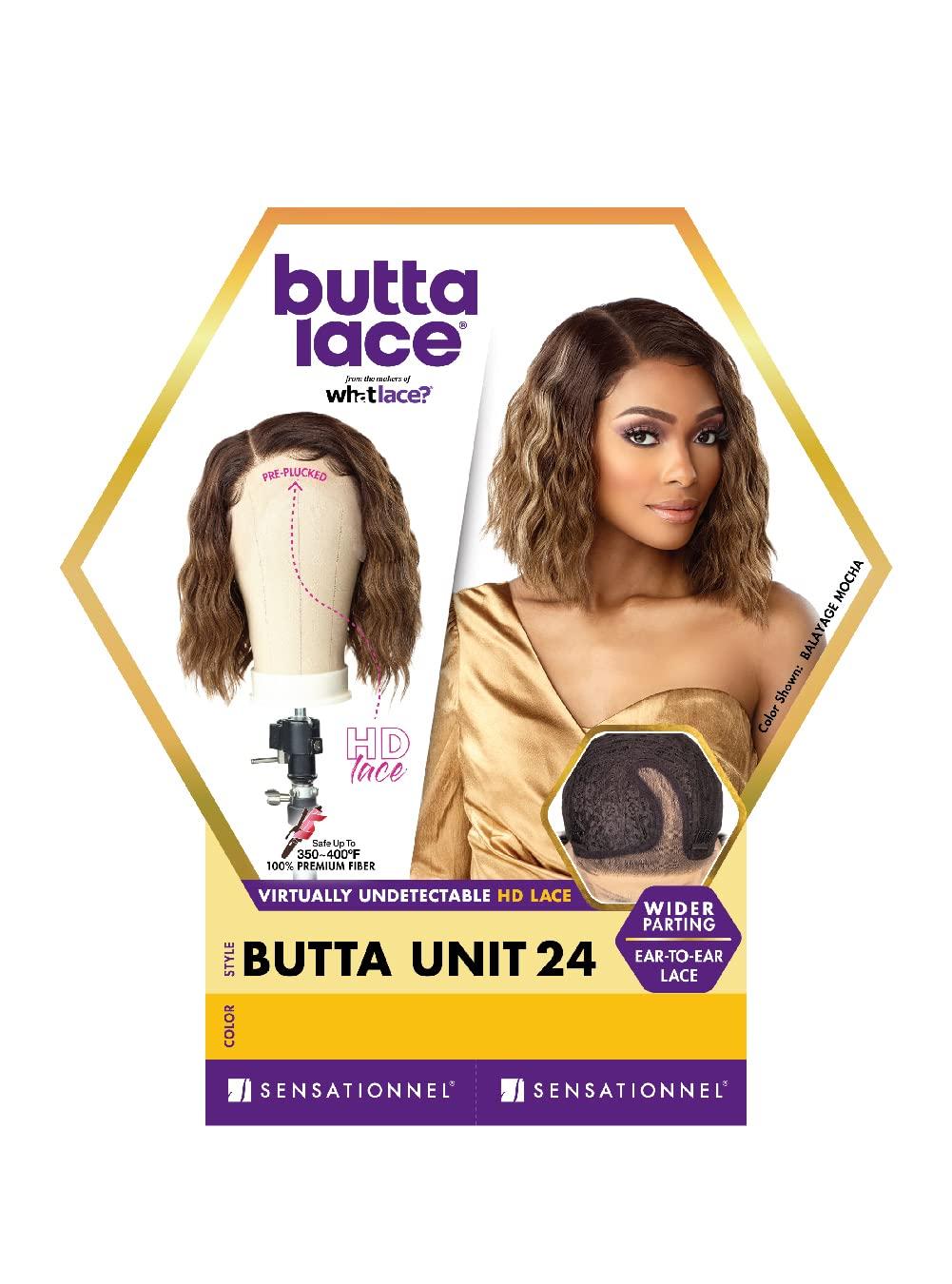 imageSensationnel Butta Lace Wigs Unit 24 Extra Wide 5 Inch Deep Parting Synthetic Preplucked Hairline Glueless Lacefront 1 JETBLACKT230