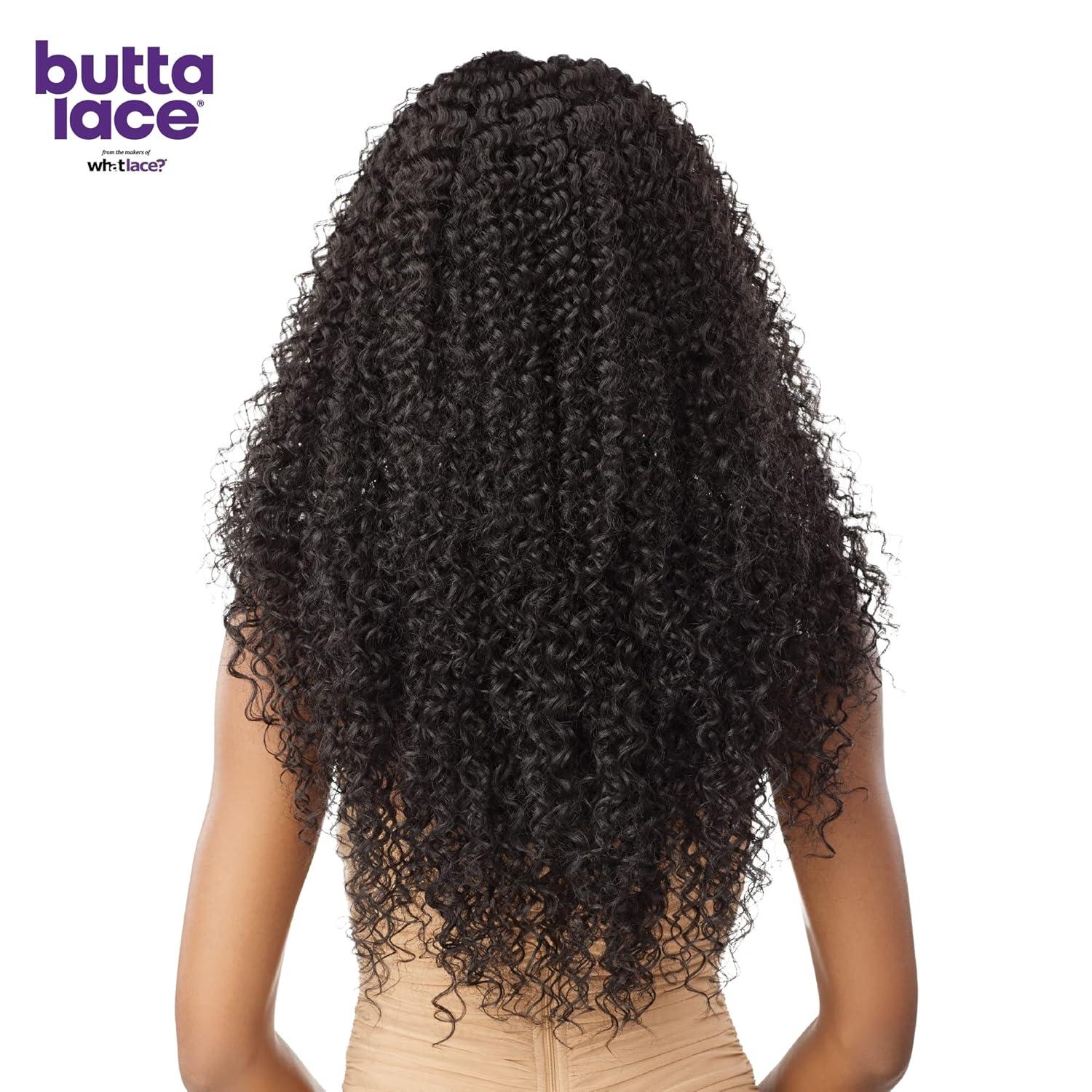 imageSensationnel Butta Lace Wigs Unit 35 Extra Wide 5 Inch Deep Parting Synthetic Preplucked Hairline Glueless Lacefront 1 JETBLACKCH30
