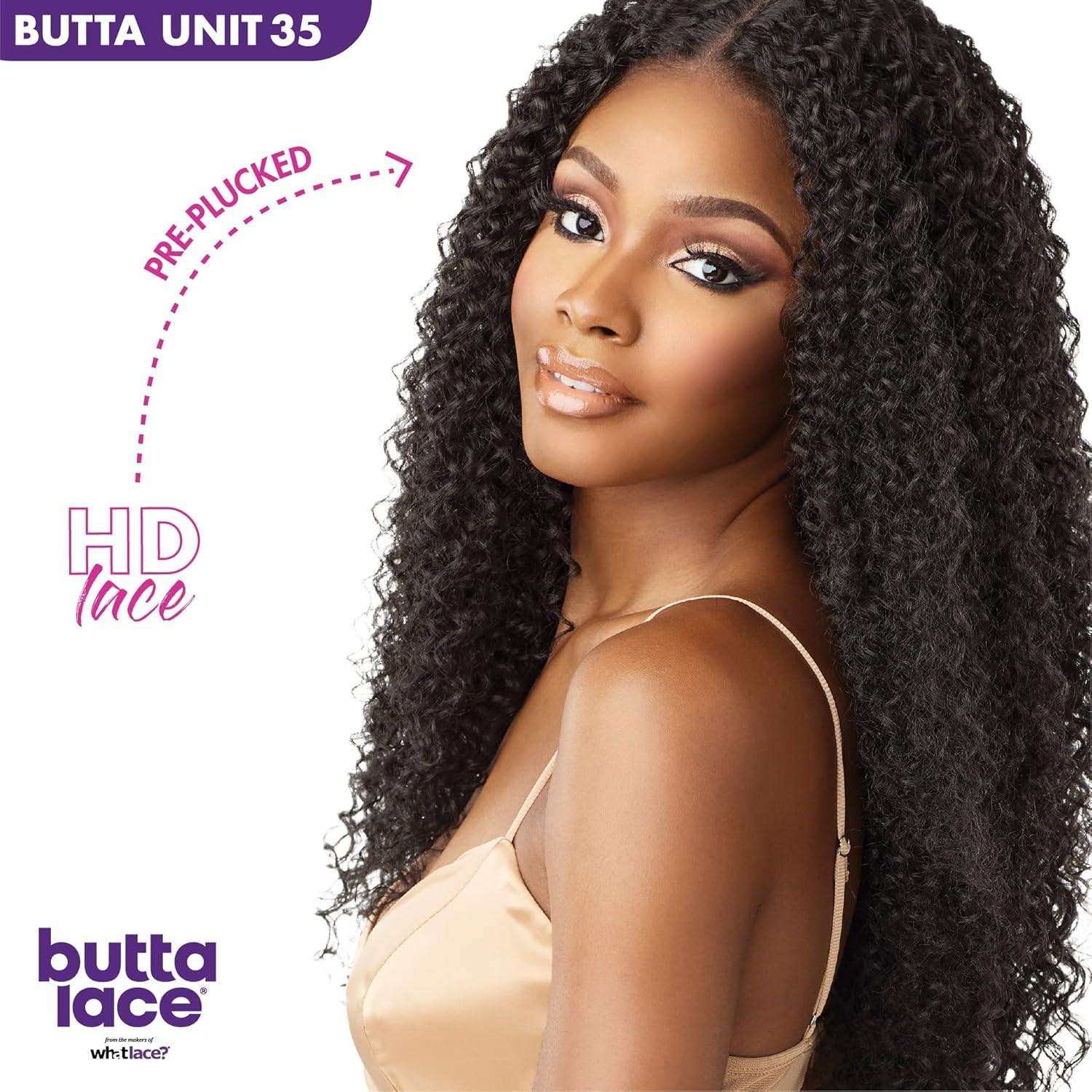 imageSensationnel Butta Lace Wigs Unit 35 Extra Wide 5 Inch Deep Parting Synthetic Preplucked Hairline Glueless Lacefront 1 JETBLACKCH30
