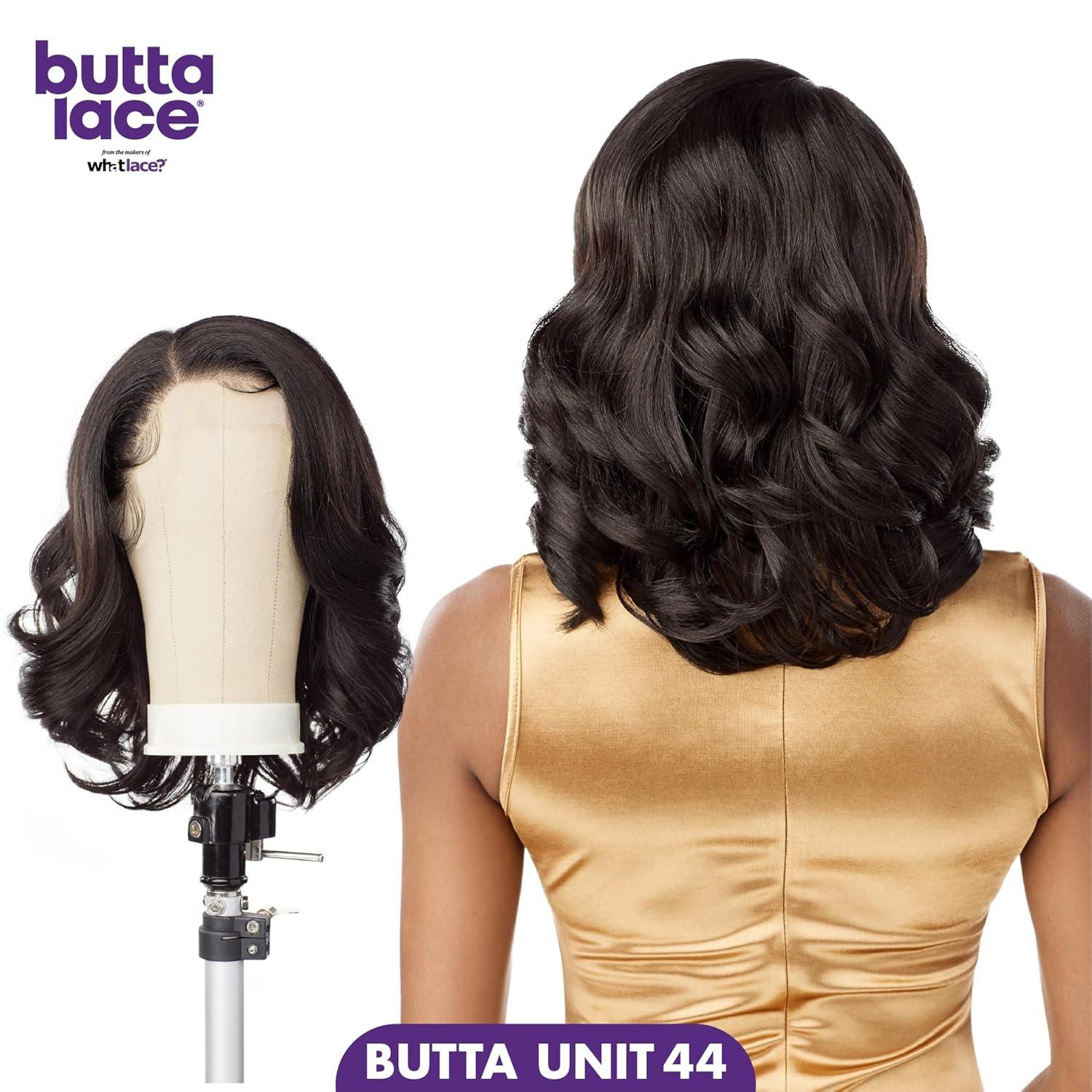 imageSensationnel Butta Lace Wigs Unit 44 Extra Wide 5 Inch Deep Parting Synthetic Preplucked Hairline Glueless Lacefront 613 BLONDEBALAYAGEPLATINUM