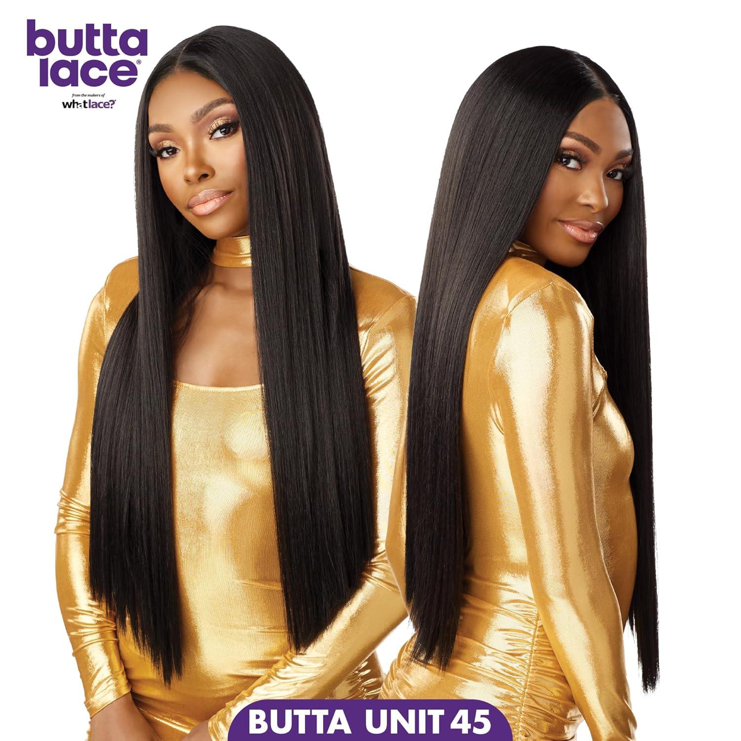 imageSensationnel Butta Lace Wigs Unit 45 Extra Wide 5 Inch Deep Parting Synthetic Preplucked Hairline Glueless Lacefront 1 JETBLACK2 DARKBROWN