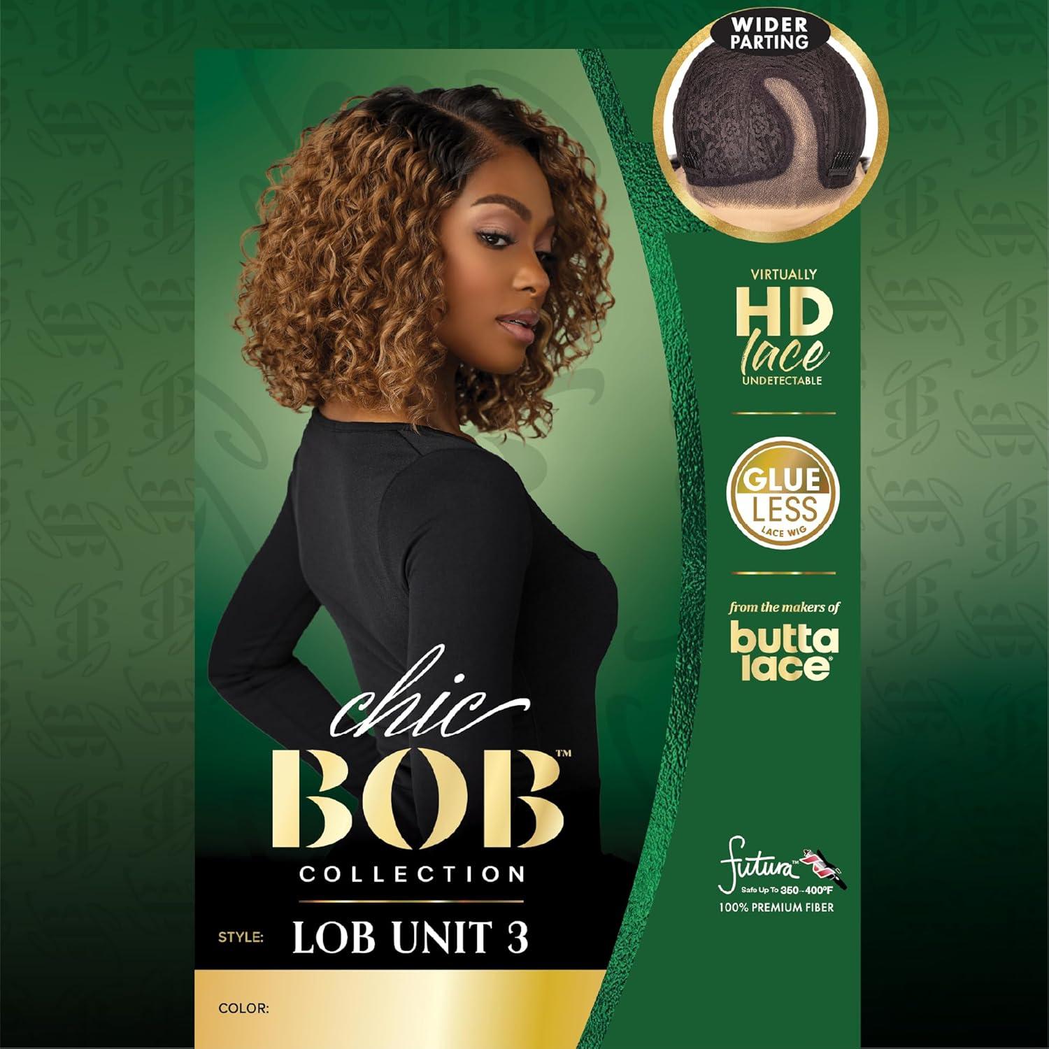 imageSensationnel Chicbob Lace Frontwig Lob Unit 3 Face Framing Glueless Wig Wide 5 Inch Deep Part Synthetic Preplucked Hairline 1 JETBLACKFLAMBOYAGESAND