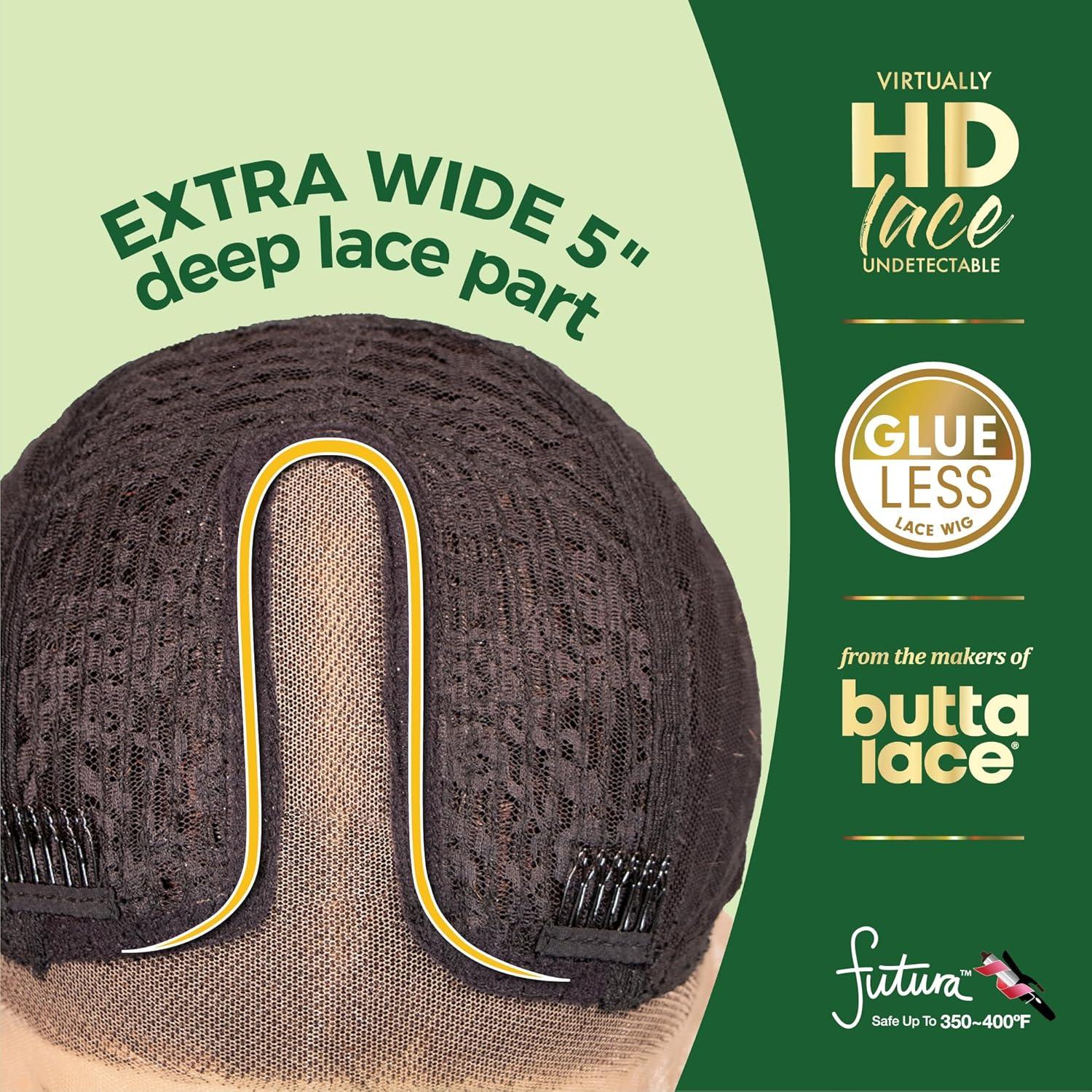 imageSensationnel Chicbob Lace Frontwig Lob Unit 6 Face Framing Glueless Wig Wide 5 Inch Deep Part Synthetic Preplucked Hairline 1 JETBLACKOXIDIZEDSILVER