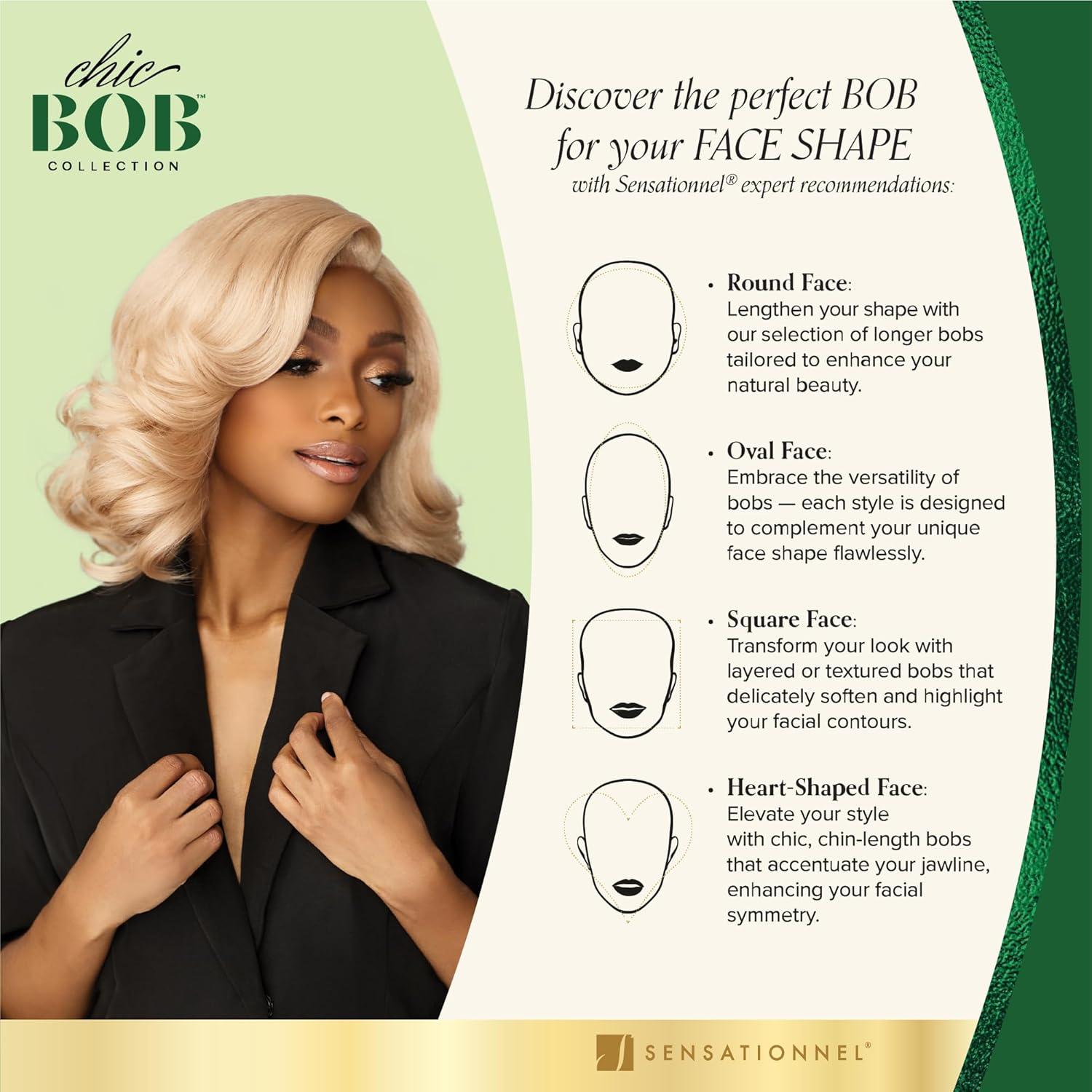 imageSensationnel Chicbob Lace Frontwig Lob Unit 7 Face Framing Glueless Wig Wide 5 Inch Deep Part Synthetic Preplucked Hairline 1 JETBLACKOXIDIZEDSILVER