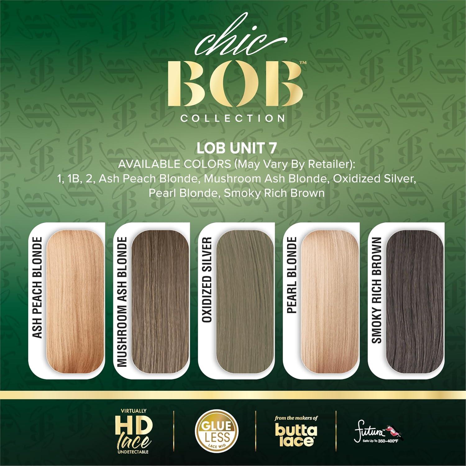 imageSensationnel Chicbob Lace Frontwig Lob Unit 7 Face Framing Glueless Wig Wide 5 Inch Deep Part Synthetic Preplucked Hairline 1 JETBLACKPEARLBLONDE