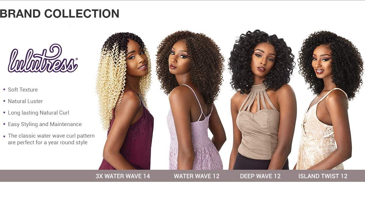 imageSensationnel Crochet Braids Lulutress Water Wave 12 1PACK 1BBLUE