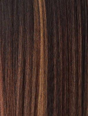 imageSensationnel Curls Kinksandco Kinkyedges Wig Kinky Blow Out 20 Inch 13X6 Lace Frontal Natural Kinkytexture Edged Hairline for Natural 3C to 4C Hair Textures 1B OFFBLACKBALAYAGECHOCOLATE