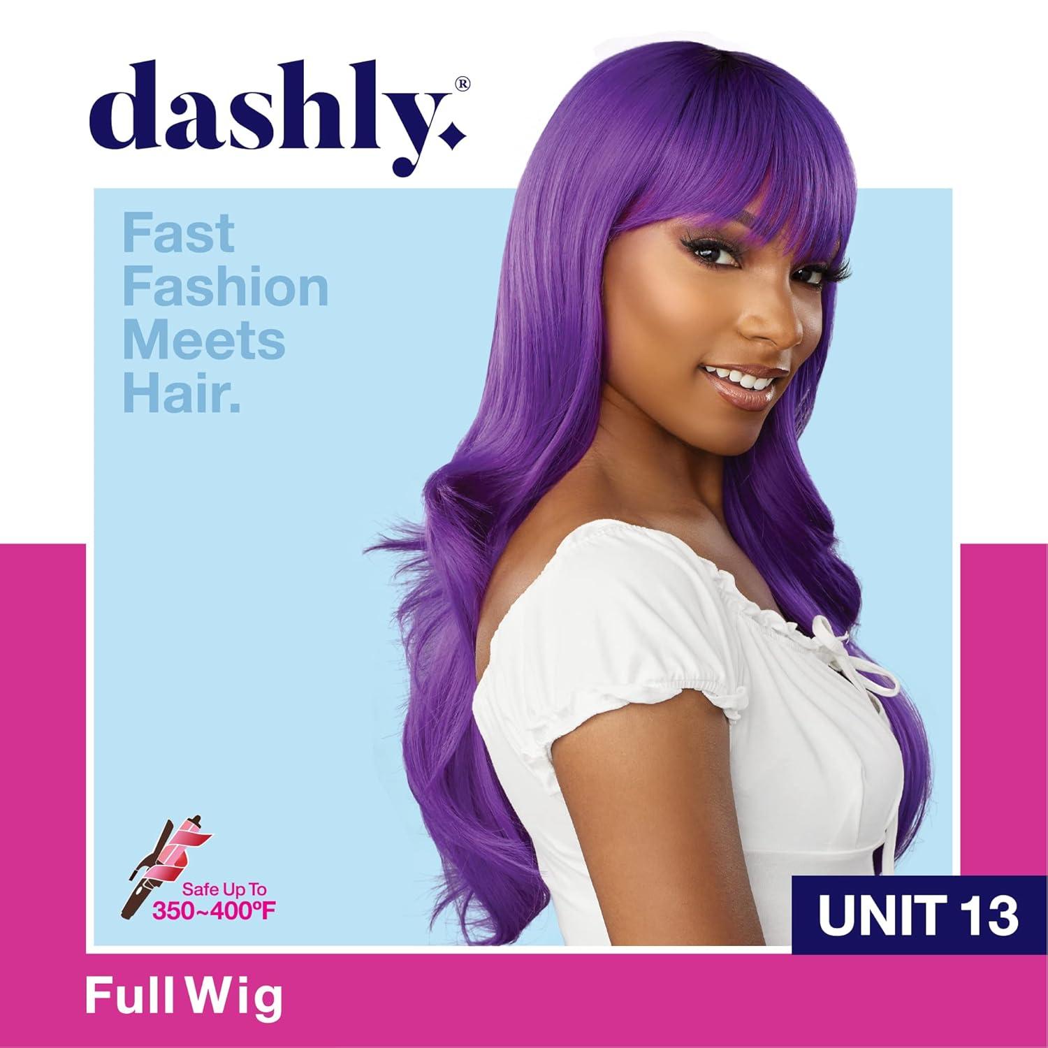 imageSensationnel Dashly Wig Unit 13 Non Lace Cap Ready to Wear Ear to Ear Lacepart Synthetic 1 JETBLACKT230