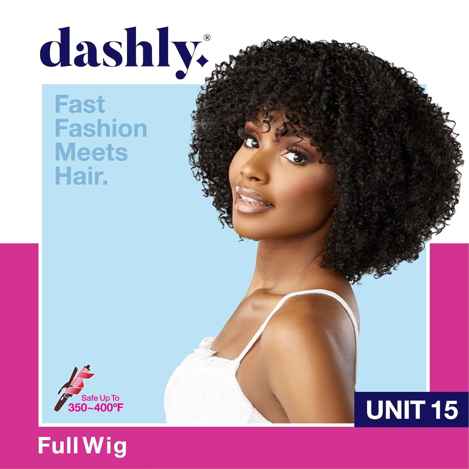 imageSensationnel Dashly Wig Unit 15 Non Lace Cap Ready to Wear Ear to Ear Lacepart Synthetic 1 JETBLACKT227