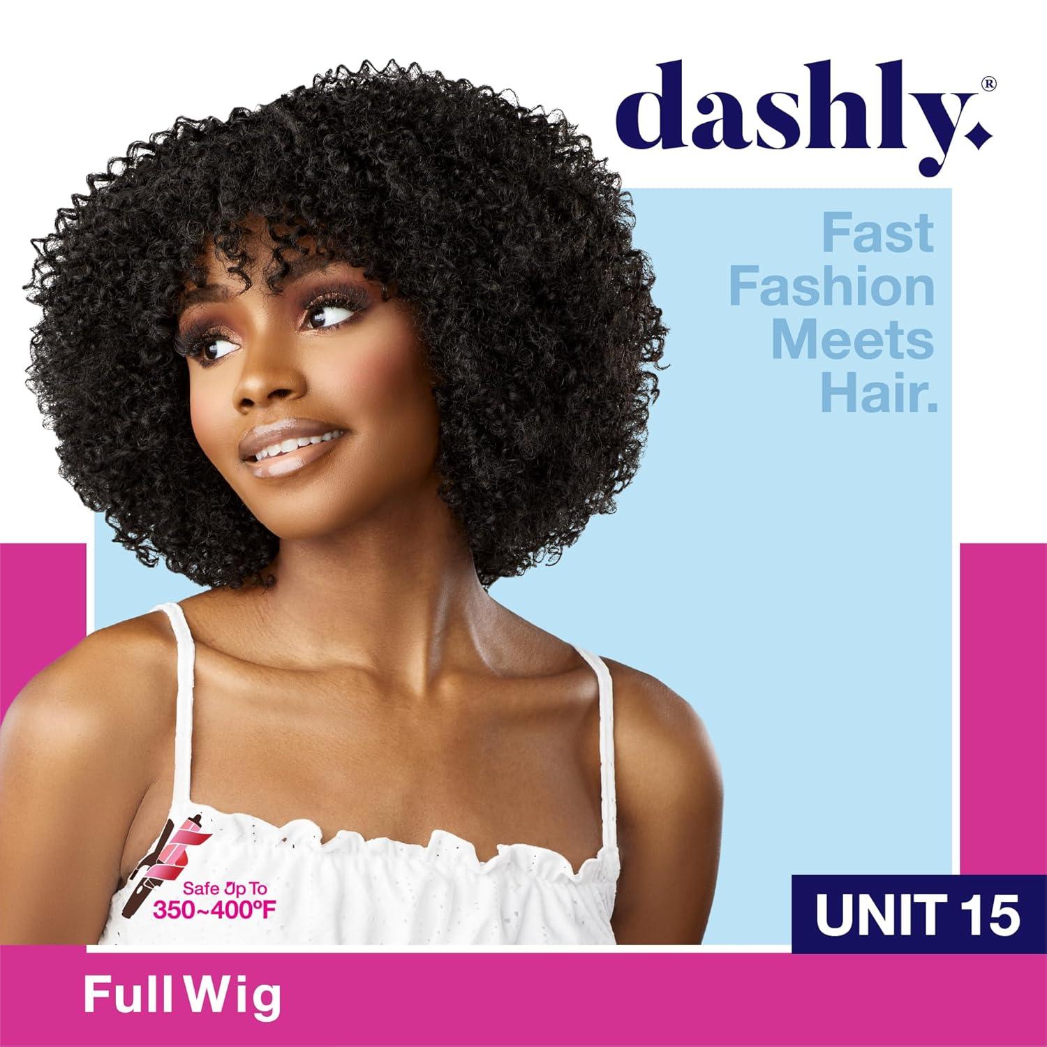 imageSensationnel Dashly Wig Unit 15 Non Lace Cap Ready to Wear Ear to Ear Lacepart Synthetic 1 JETBLACKT2350
