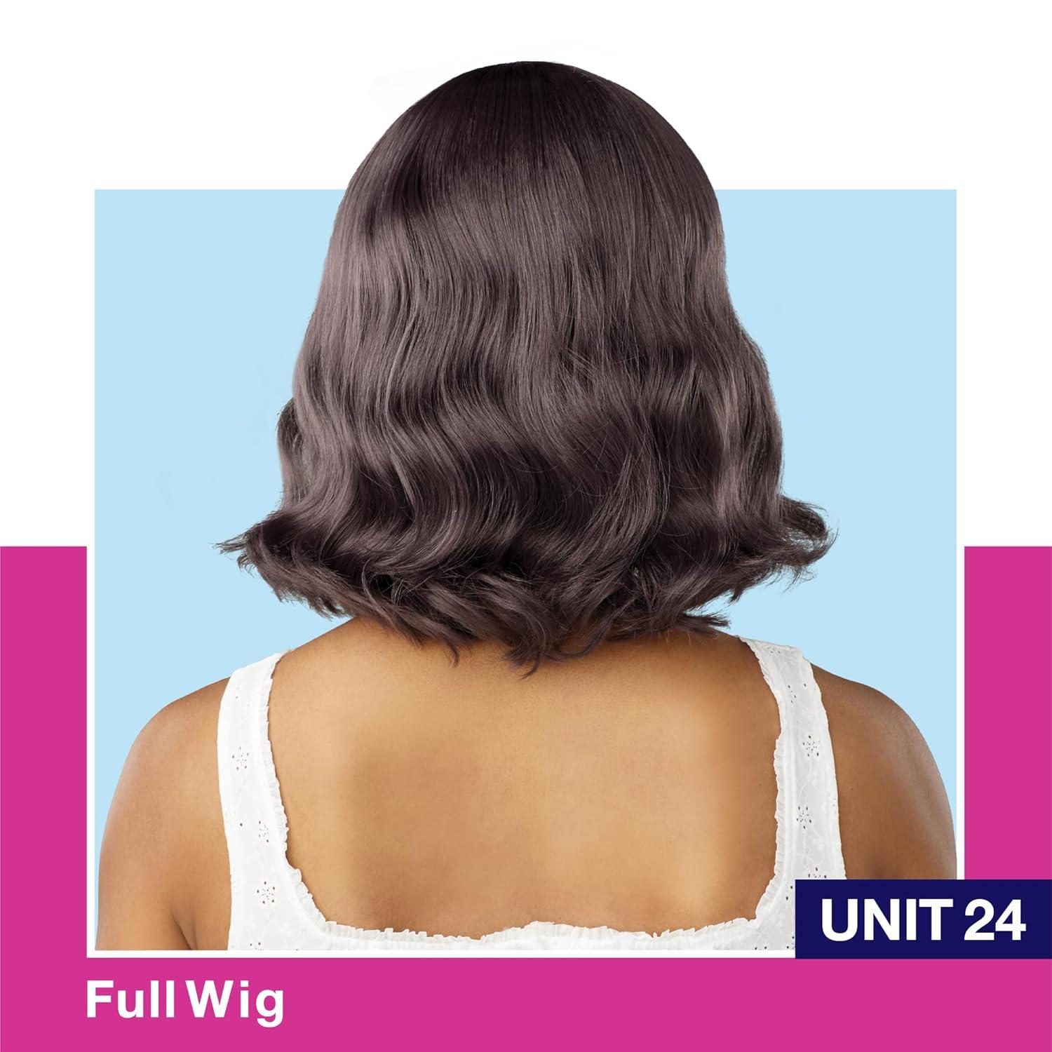 imageSensationnel Dashly Wig Unit 24 Non Lace Cap Ready to Wear Ear to Ear Lacepart Synthetic 1 JETBLACKPLATINUMCLOUD