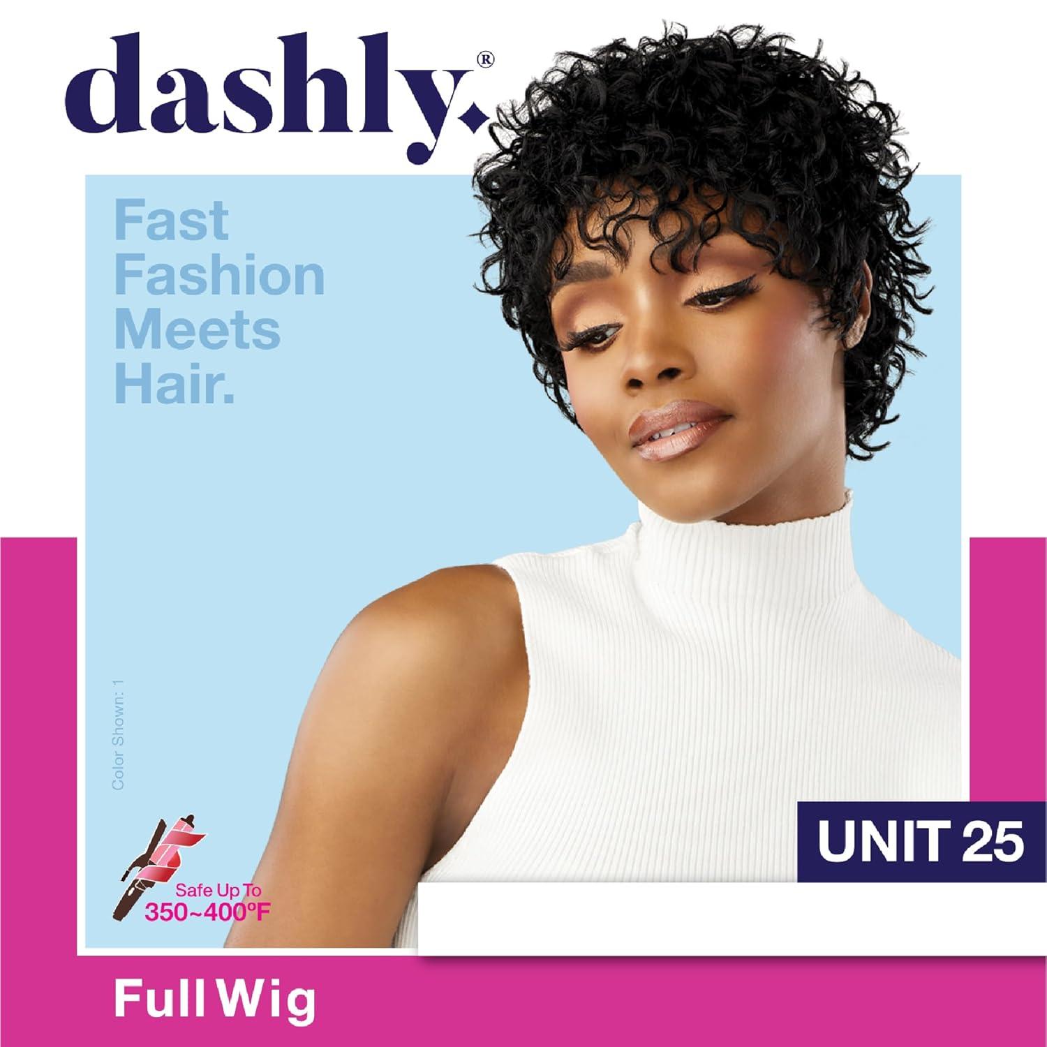 imageSensationnel Dashly Wig Unit 25 Non Lace Cap Ready to Wear Ear to Ear Lacepart Synthetic 1 JETBLACKBEIGEBLONDE
