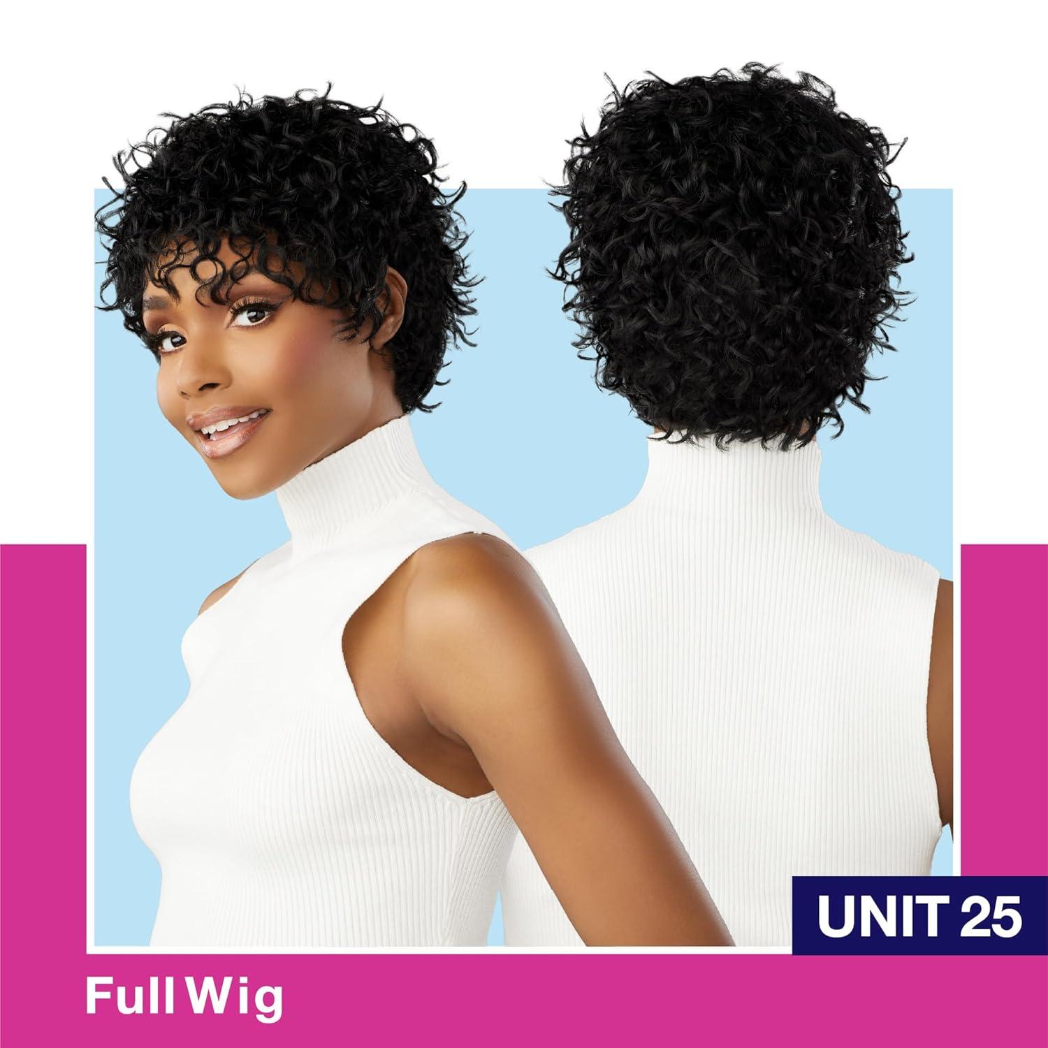 imageSensationnel Dashly Wig Unit 25 Non Lace Cap Ready to Wear Ear to Ear Lacepart Synthetic 1 JETBLACKBLEACHBLONDE