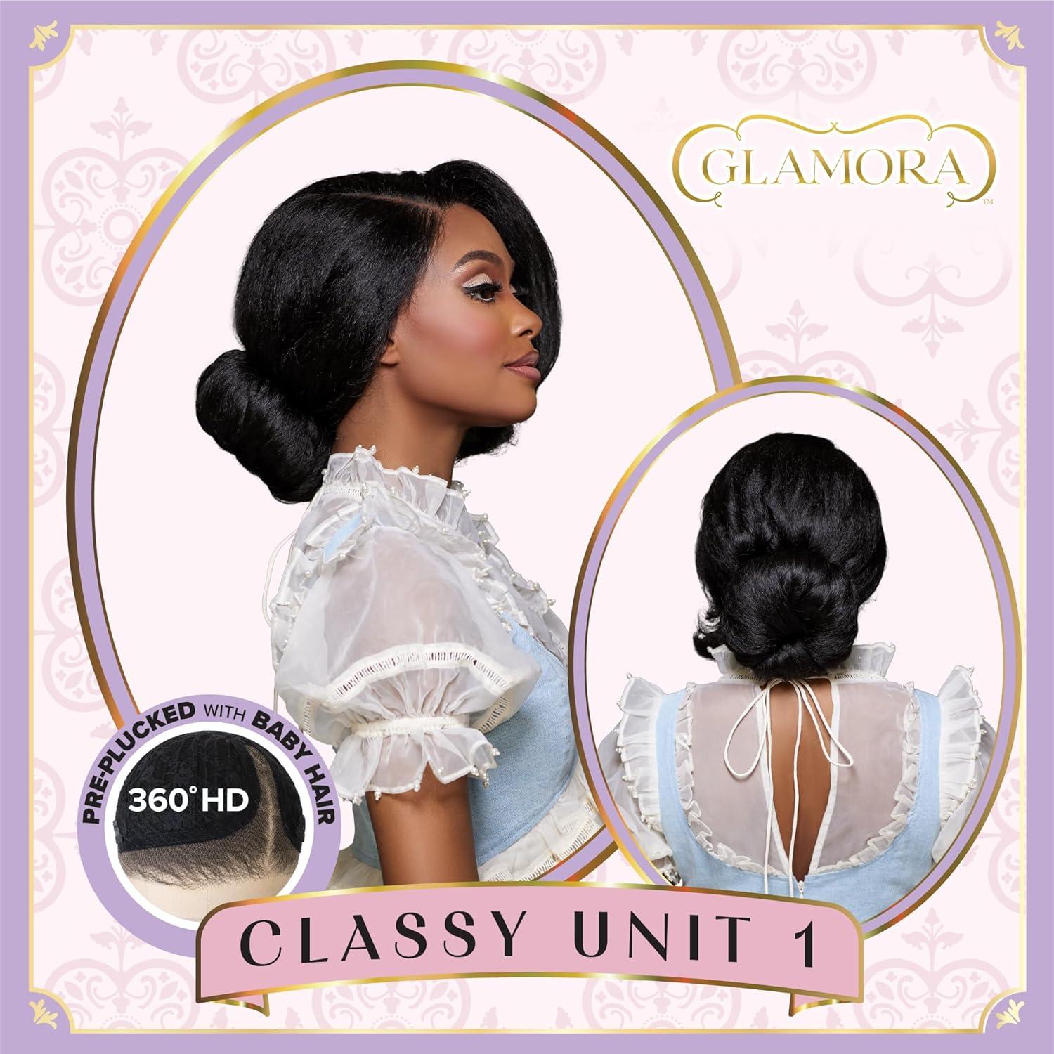 imageSensationnel Glamora 360 Lace Wig Classy Unit 1 Glueless Ready to Wear Synthetic Preplucked Hairline BALAYAGEMOCHABALAYAGESUNKISSED