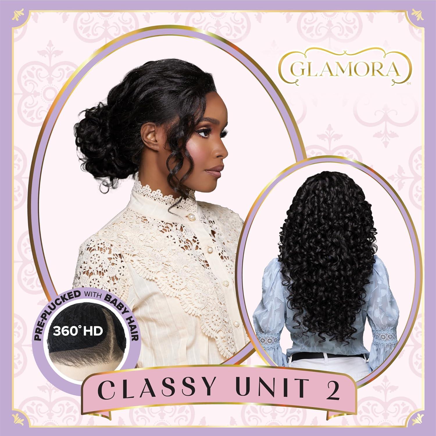 imageSensationnel Glamora 360 Lace Wig Classy Unit 2 Glueless Ready to Wear Synthetic Preplucked Hairline 2 DARKBROWNBALAYAGEGOLD