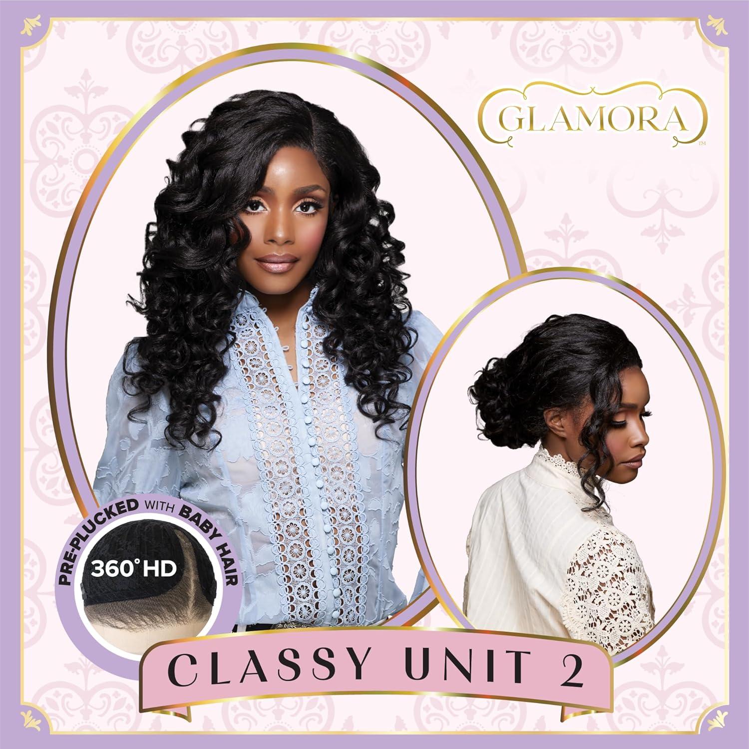 imageSensationnel Glamora 360 Lace Wig Classy Unit 2 Glueless Ready to Wear Synthetic Preplucked Hairline 2 DARKBROWNBALAYAGEGOLD