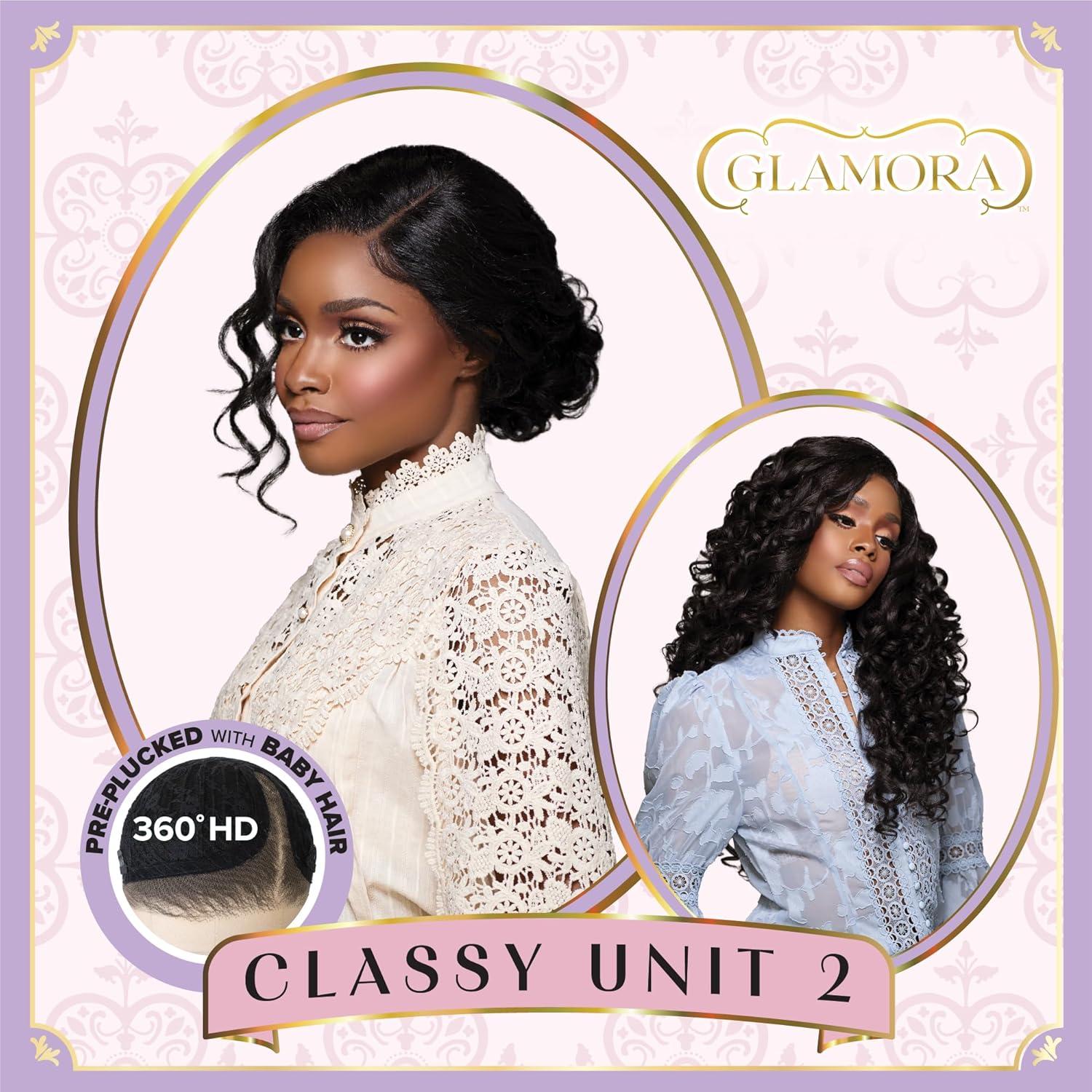 imageSensationnel Glamora 360 Lace Wig Classy Unit 2 Glueless Ready to Wear Synthetic Preplucked Hairline 2 DARKBROWNBALAYAGEHAZELNUT