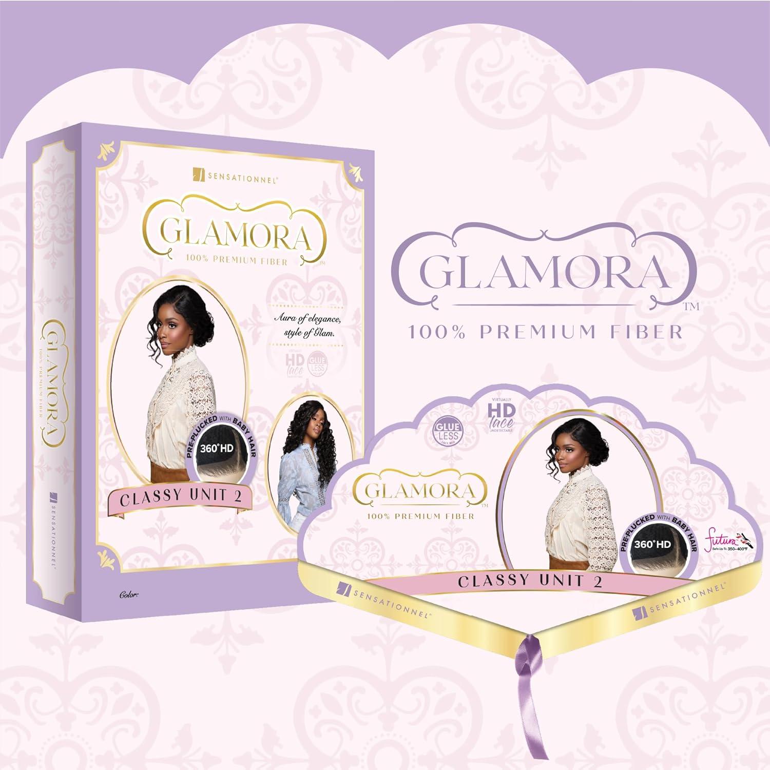 imageSensationnel Glamora 360 Lace Wig Classy Unit 2 Glueless Ready to Wear Synthetic Preplucked Hairline 2 DARKBROWNBALAYAGEMOCHA
