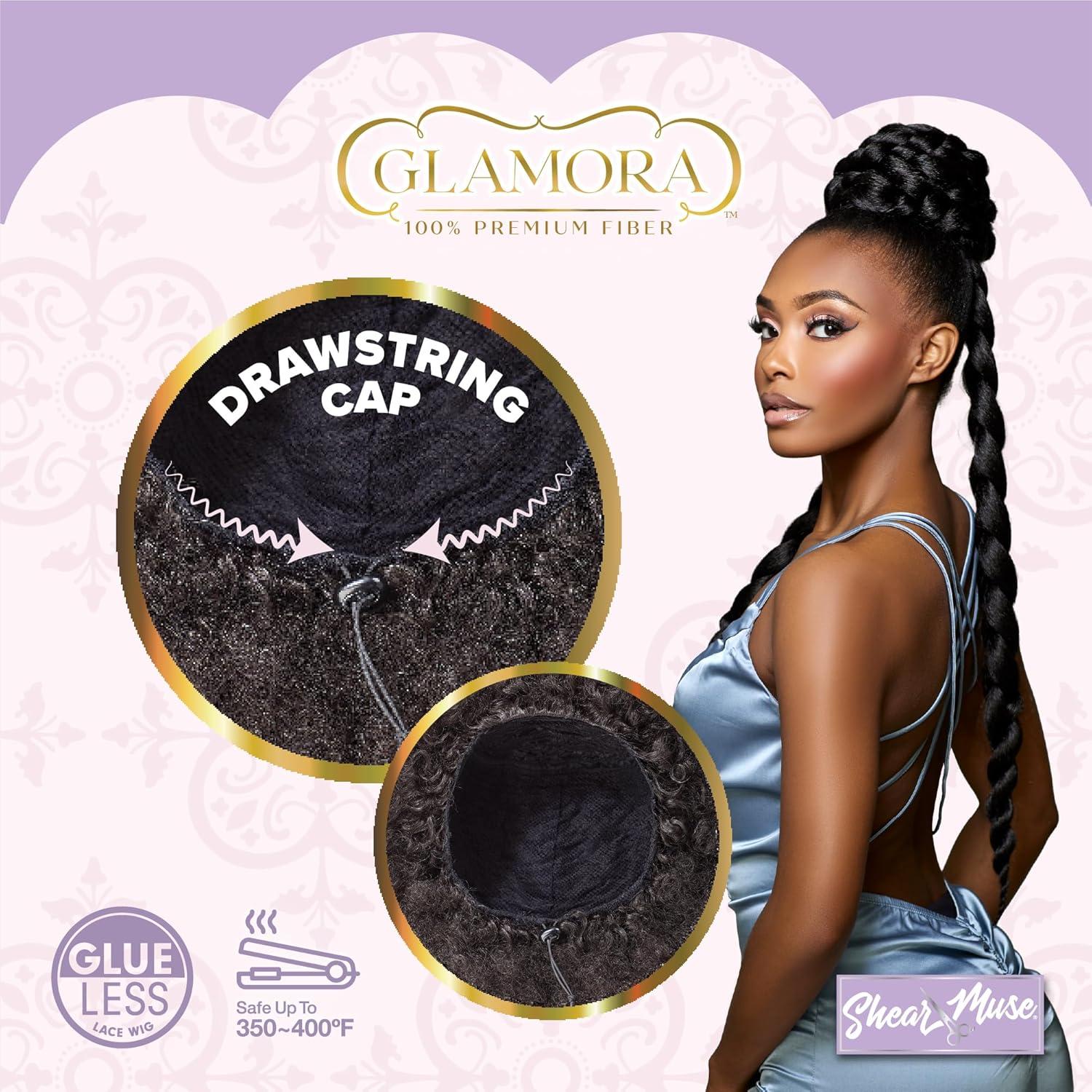 imageSensationnel Glamora Glam Updo Hairpiece Unit 5 Ready to Wear Synthetic Bun with Adjustable Drawstring Cap 1 JETBLACK1B OFFBLACK