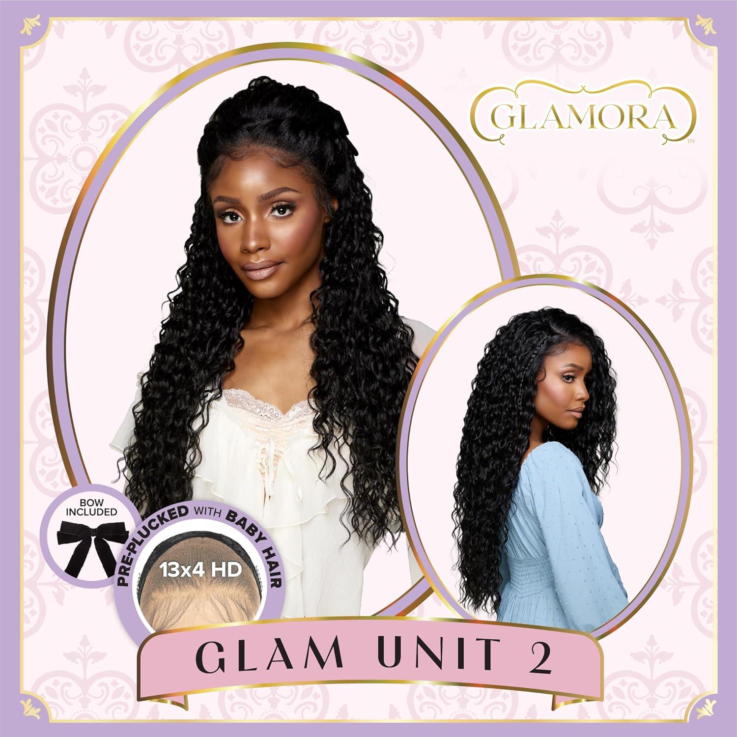 imageSensationnel Glamora Lace Front Wigs Glam Unit 2 13x4 Laceparting Ready to Wear Synthetic Preplucked Hairline Glueless Lacefront BALAYAGEMOCHABALAYAGESUNKISSED