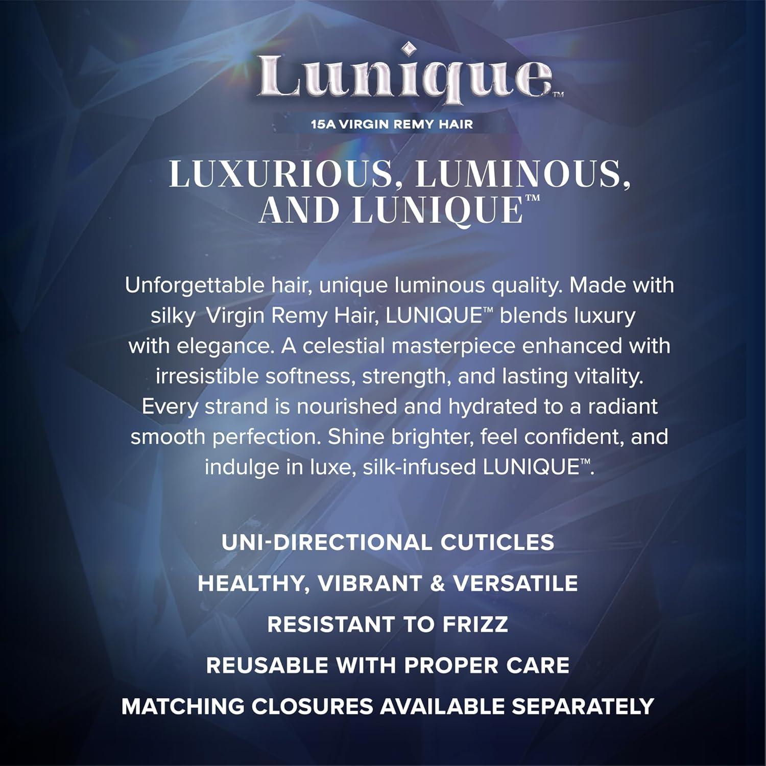 imageSensationnel Lunique 2x6 closure Body Wave HD lace 15A Remy Hair Extensions 12 inch NATURALNATURALBLACK