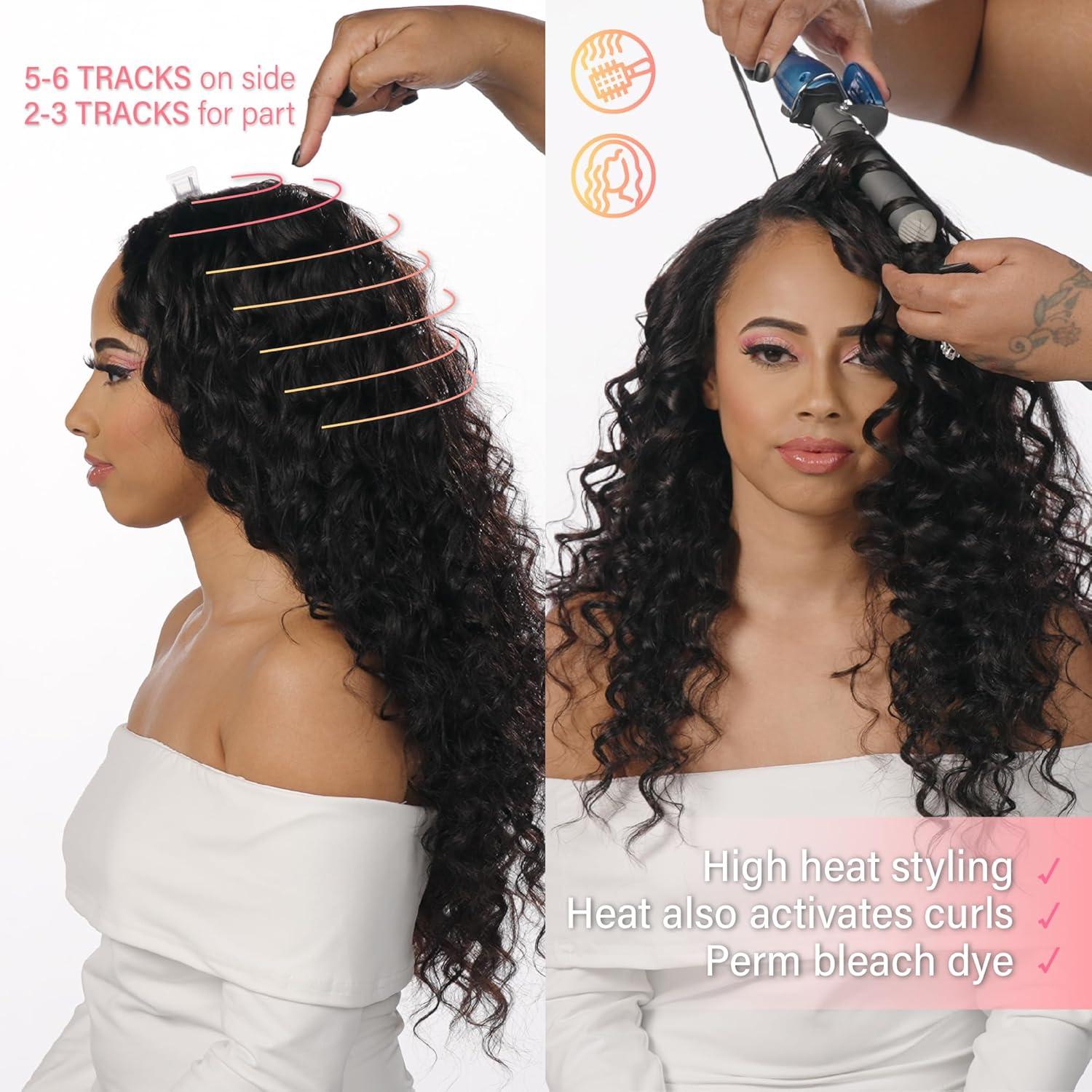 imageSensationnel Pearlish bundle human hair straight deep pearl conditioned 15a soft remy beauty supply sew in or glue on bundles 10 inch NATURALNATURAL