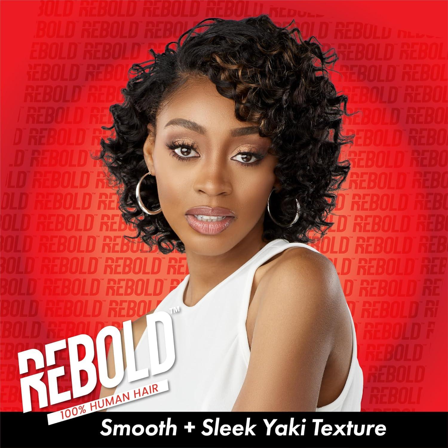 imageSensationnel Rebold curly weave deep curl 9 3pcs human hair smooth sleek soft texture hair for weaving and sew in styles 1 JETBLACK1B OFFBLACK
