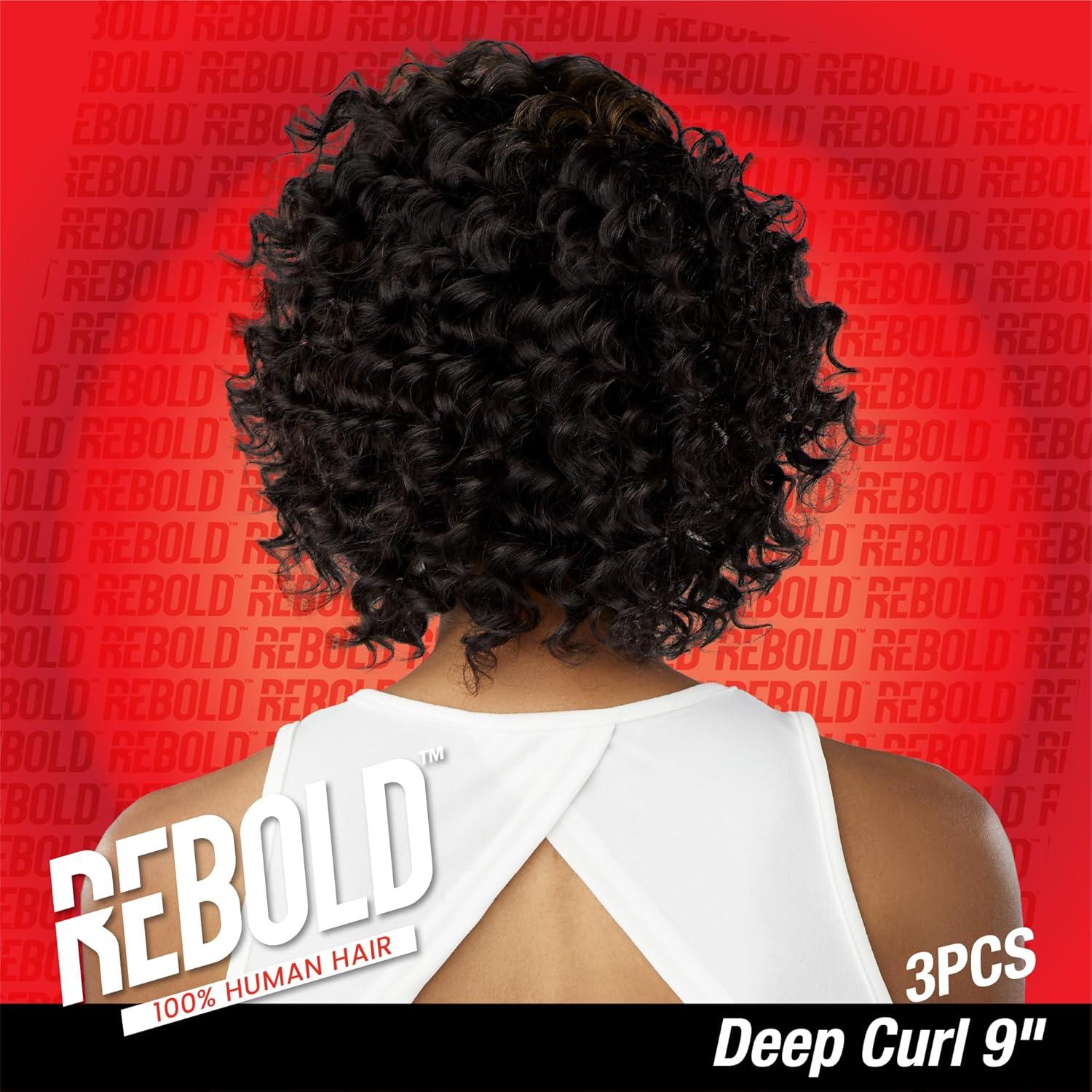 imageSensationnel Rebold curly weave deep curl 9 3pcs human hair smooth sleek soft texture hair for weaving and sew in styles 1 JETBLACKT1B27