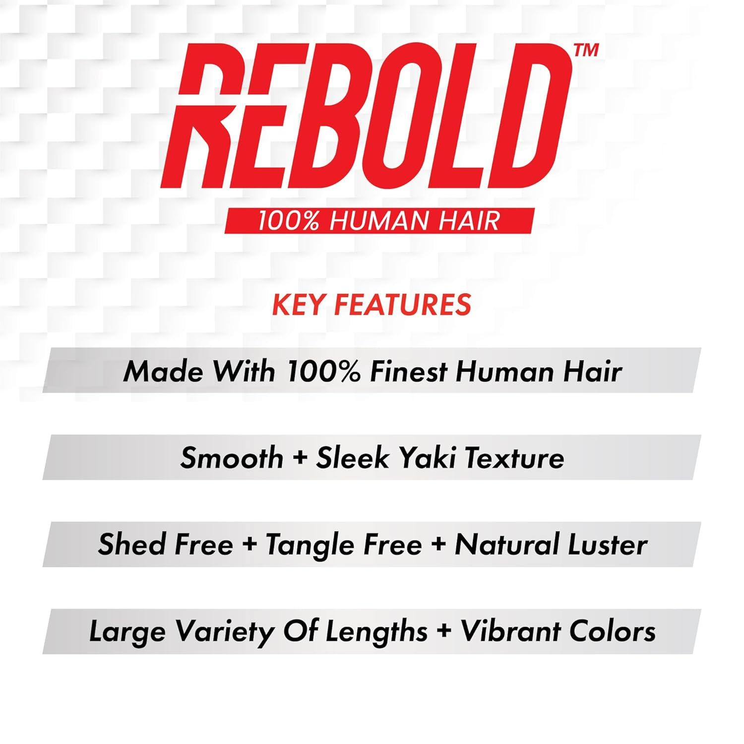 imageSensationnel Rebold curly weave loose curl human hair smooth sleek soft texture hair for weaving and sew in styles 1 pack 10 inch 1 JETBLACKT1B30